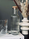Wasserflasche mit Korkverschluss – Clear 1 l