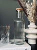 Wasserflasche mit Korkverschluss – Clear 1 l