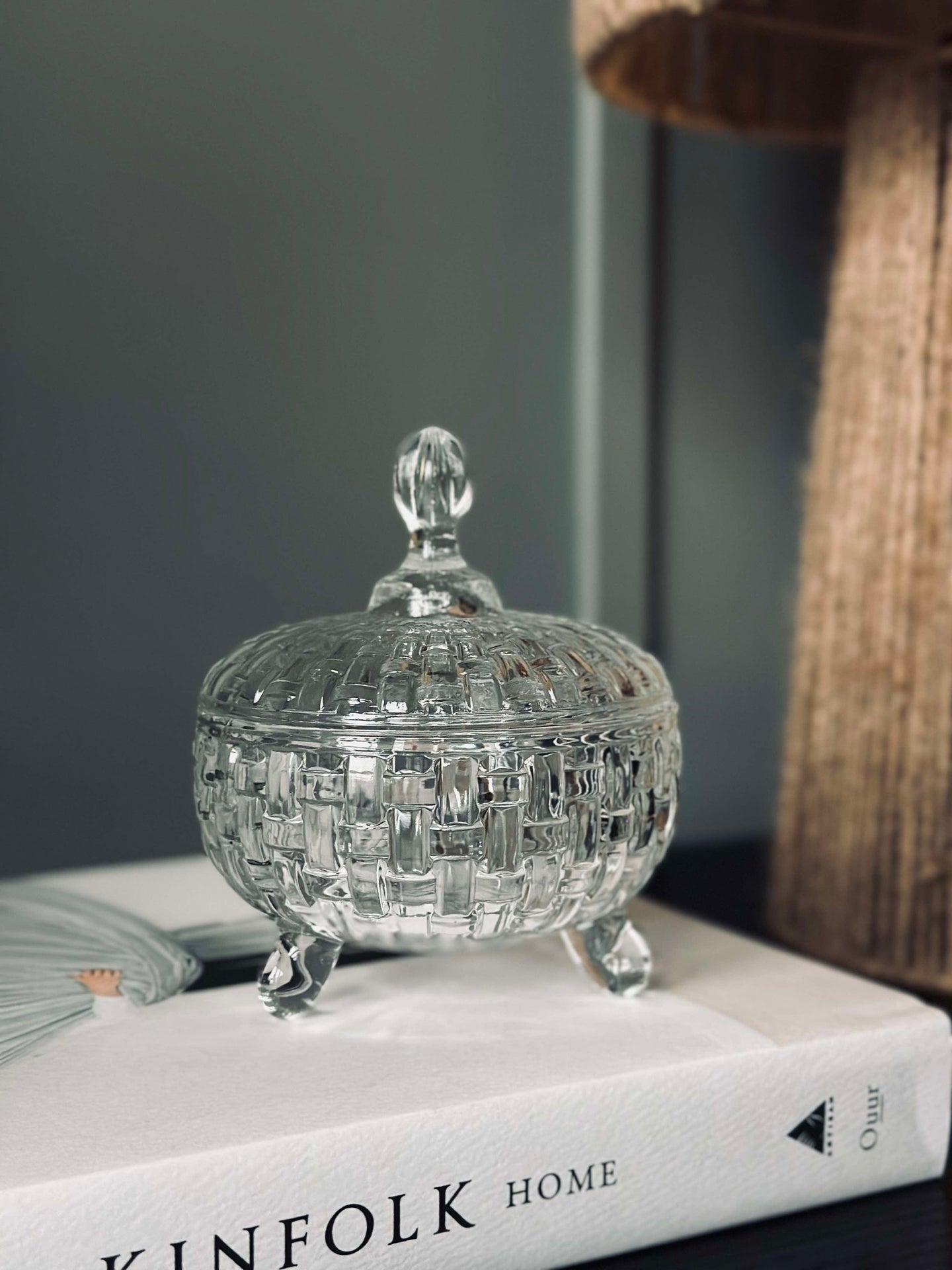 Schale mit Deckel aus Glas 200 ml.