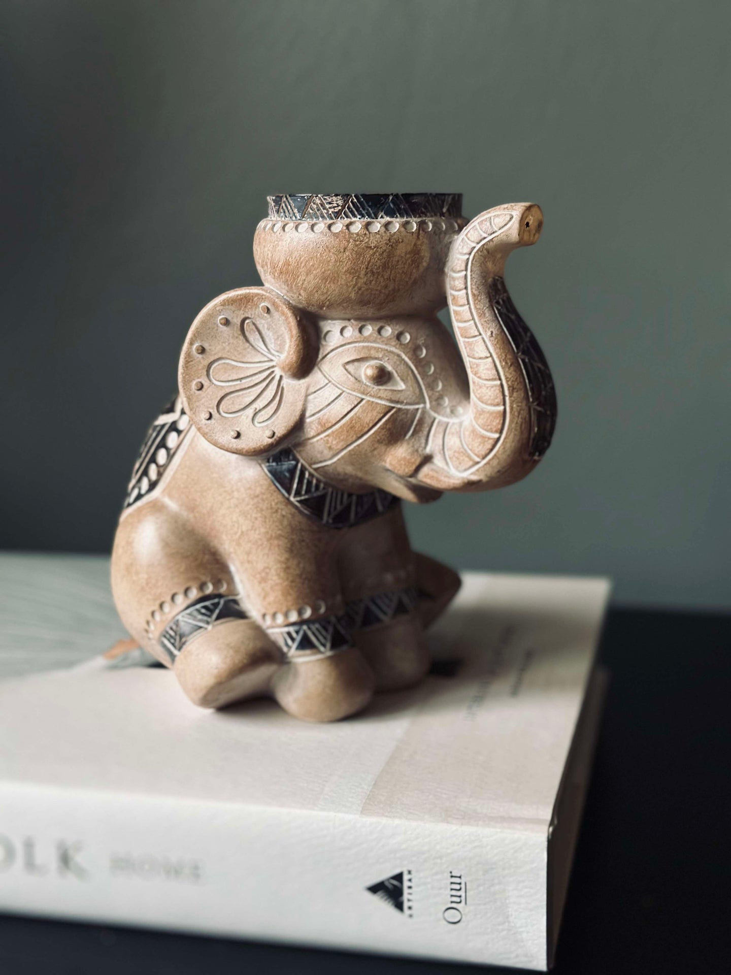 Teelichthalter Elefant