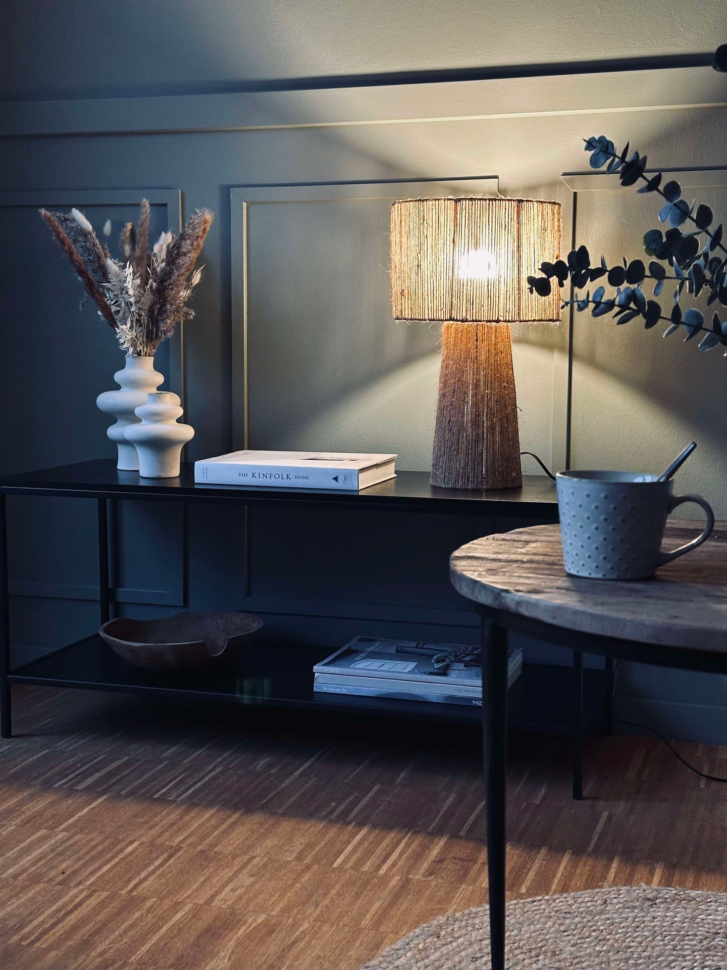 Tischlampe Jute