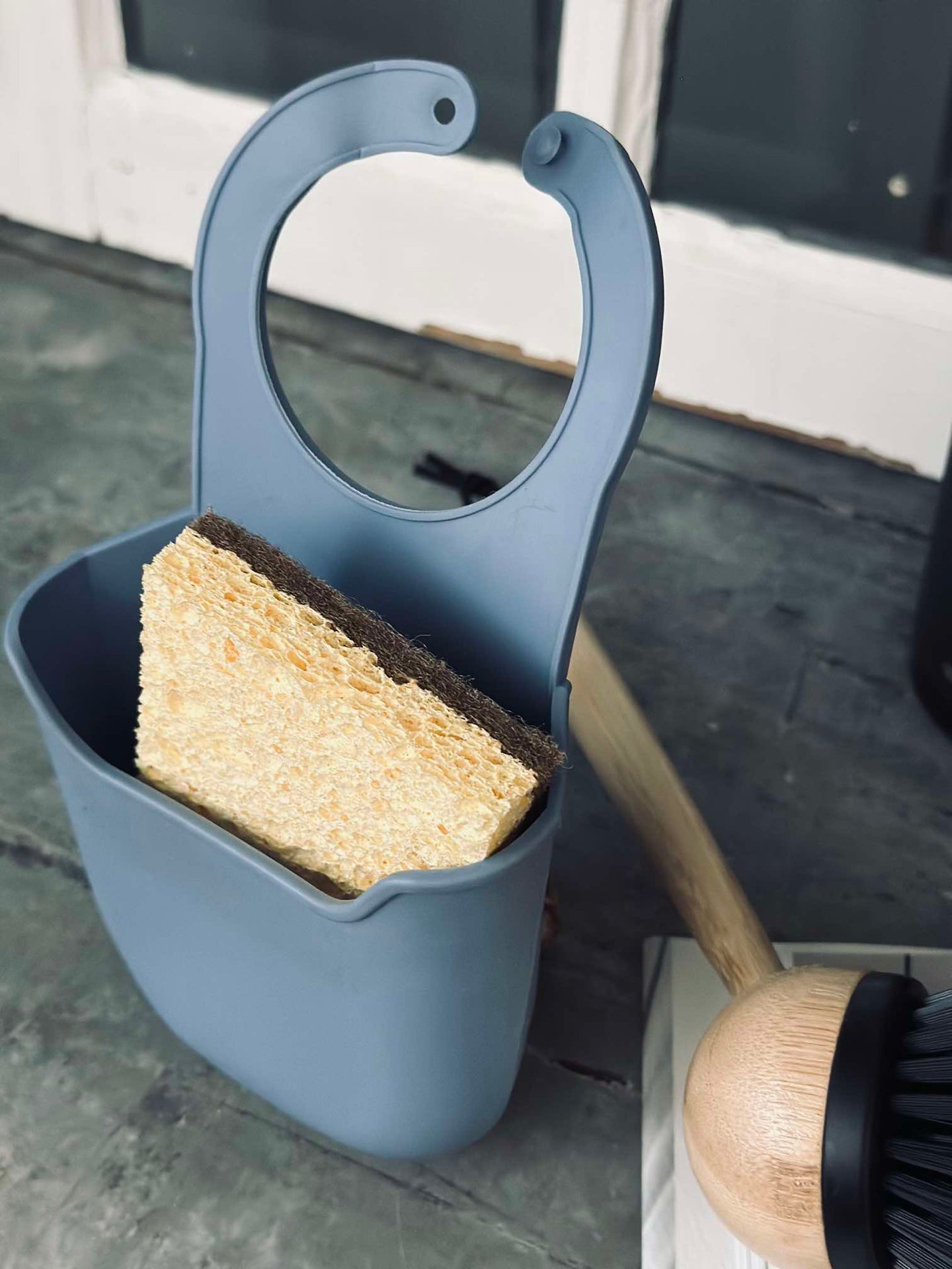 Organizer für das Waschbecken - blau