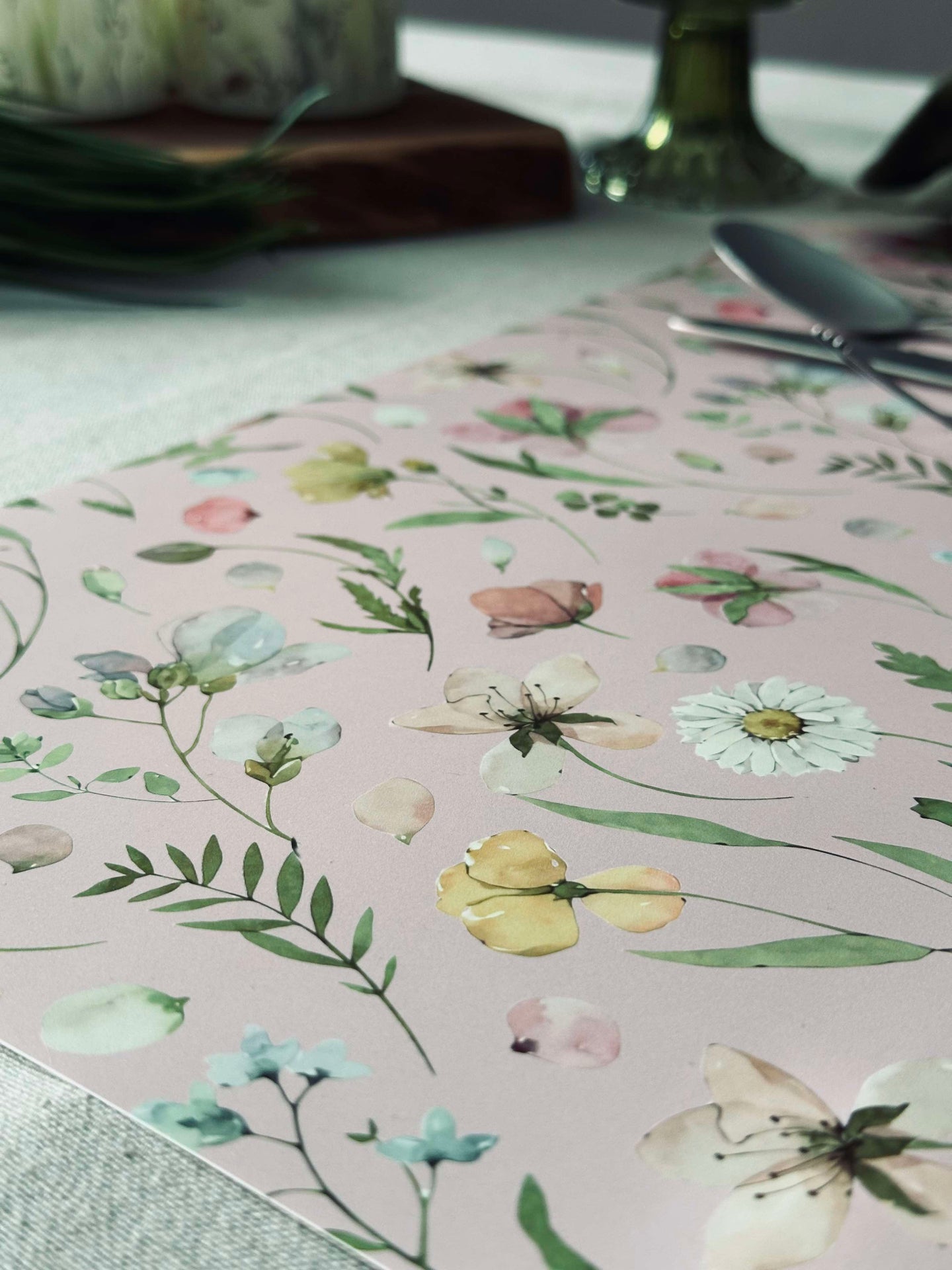Platzset Flora - Rosa