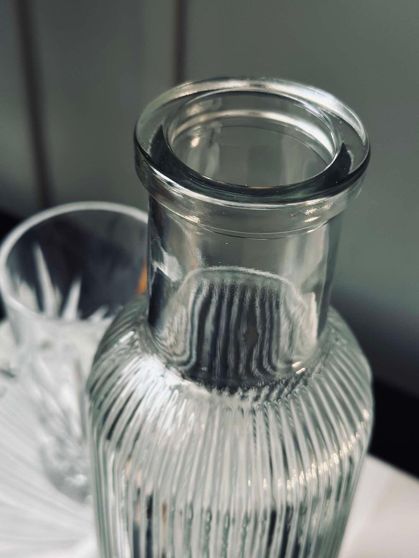 Wasserflasche mit Korkverschluss – Clear 1 l