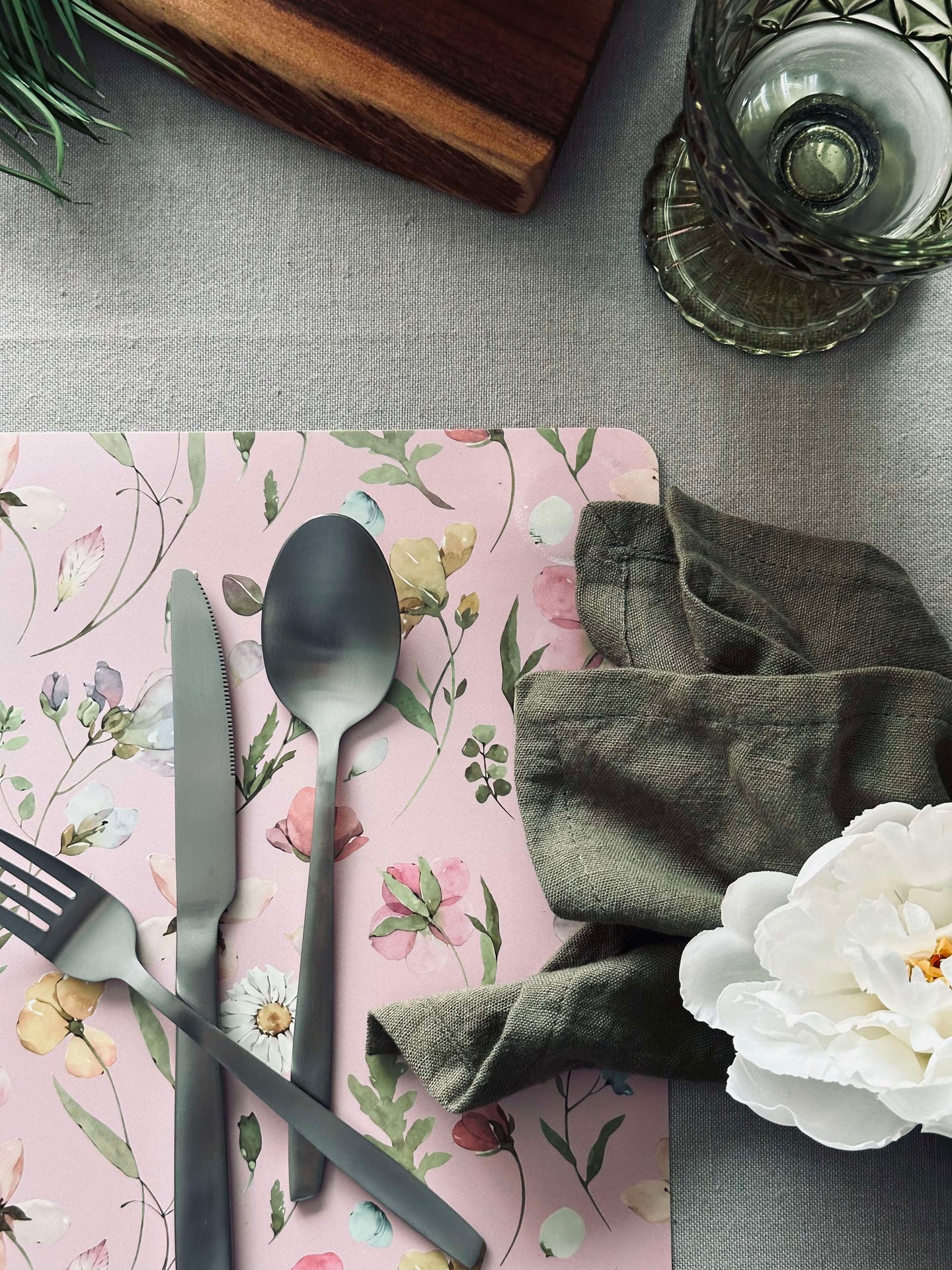 Platzset Flora - Rosa
