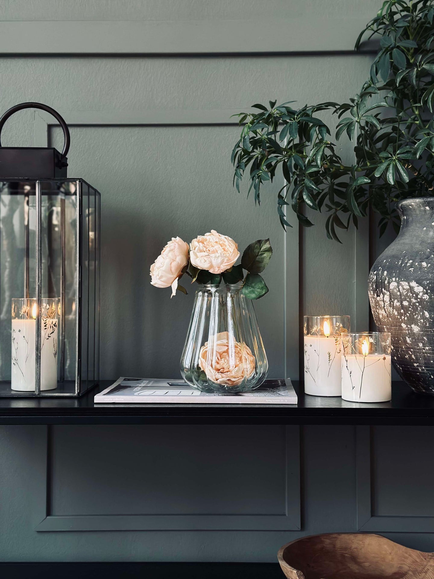 Vase Onion - Klares Glas
