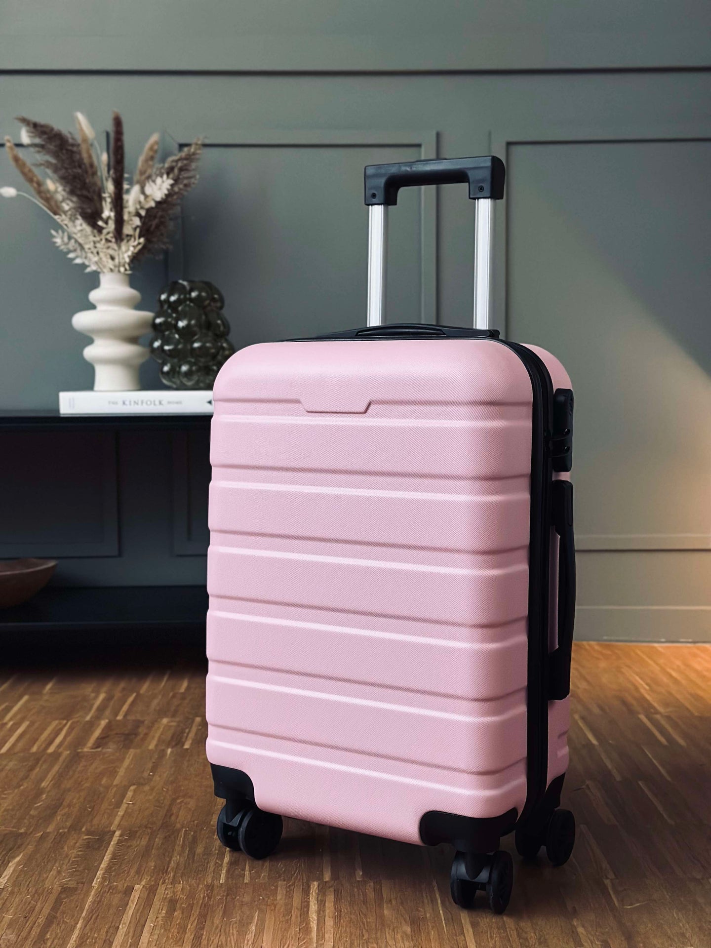 Koffer-Trolley Rosa leicht - kabinengeeignet