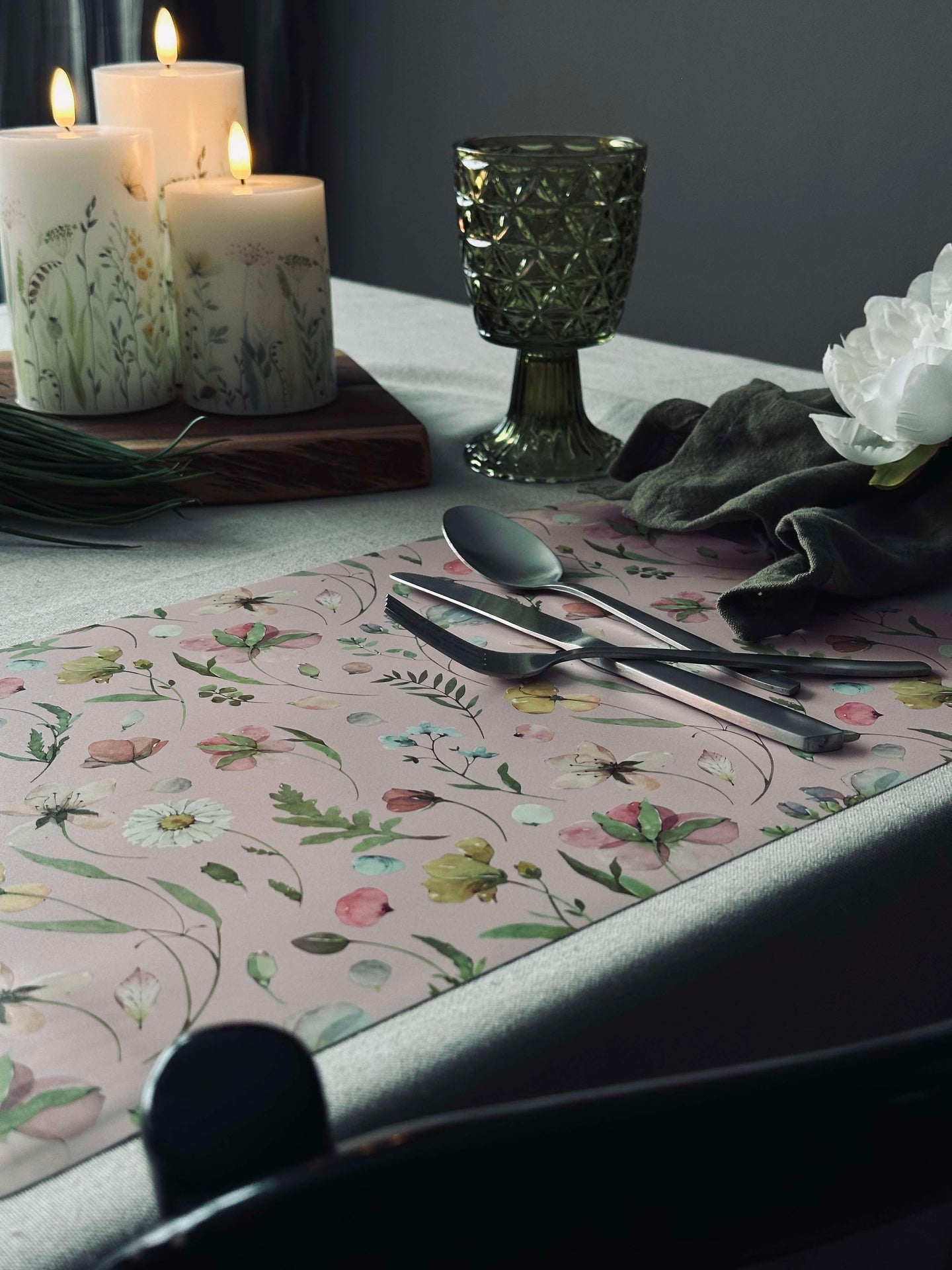 Platzset Flora - Rosa