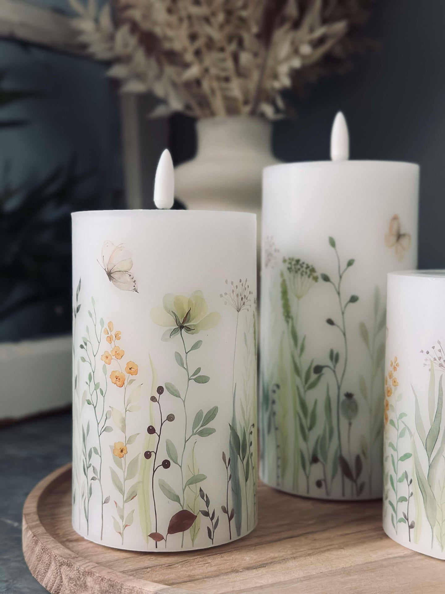 LED WILD FLORA – Set mit 3 Stück und Fernbedienung
