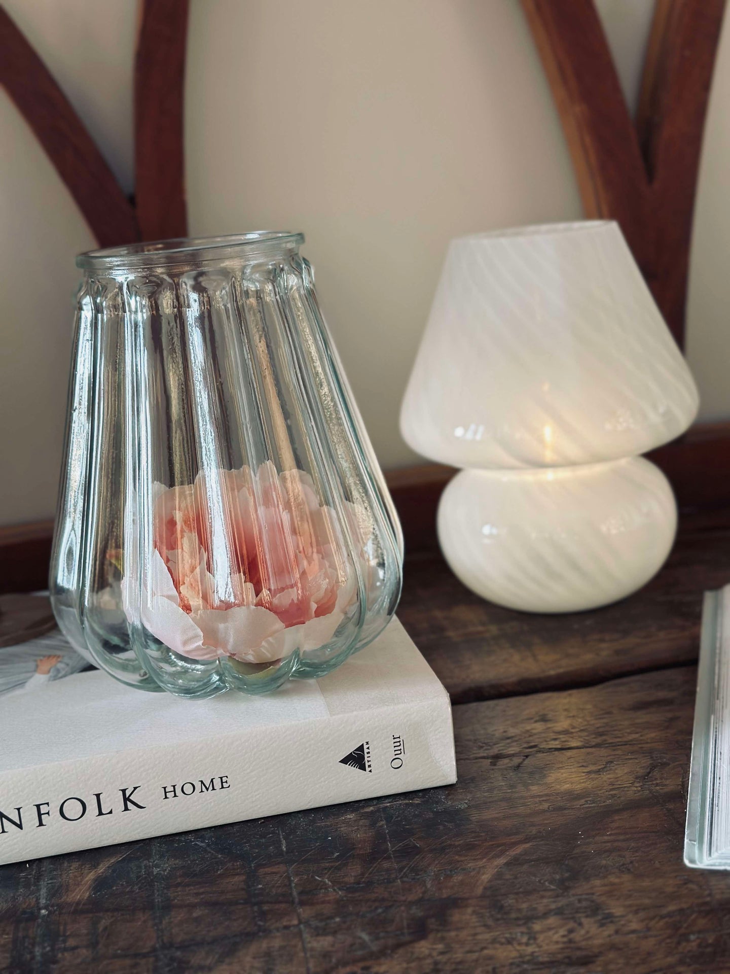 Vase Onion - Klares Glas