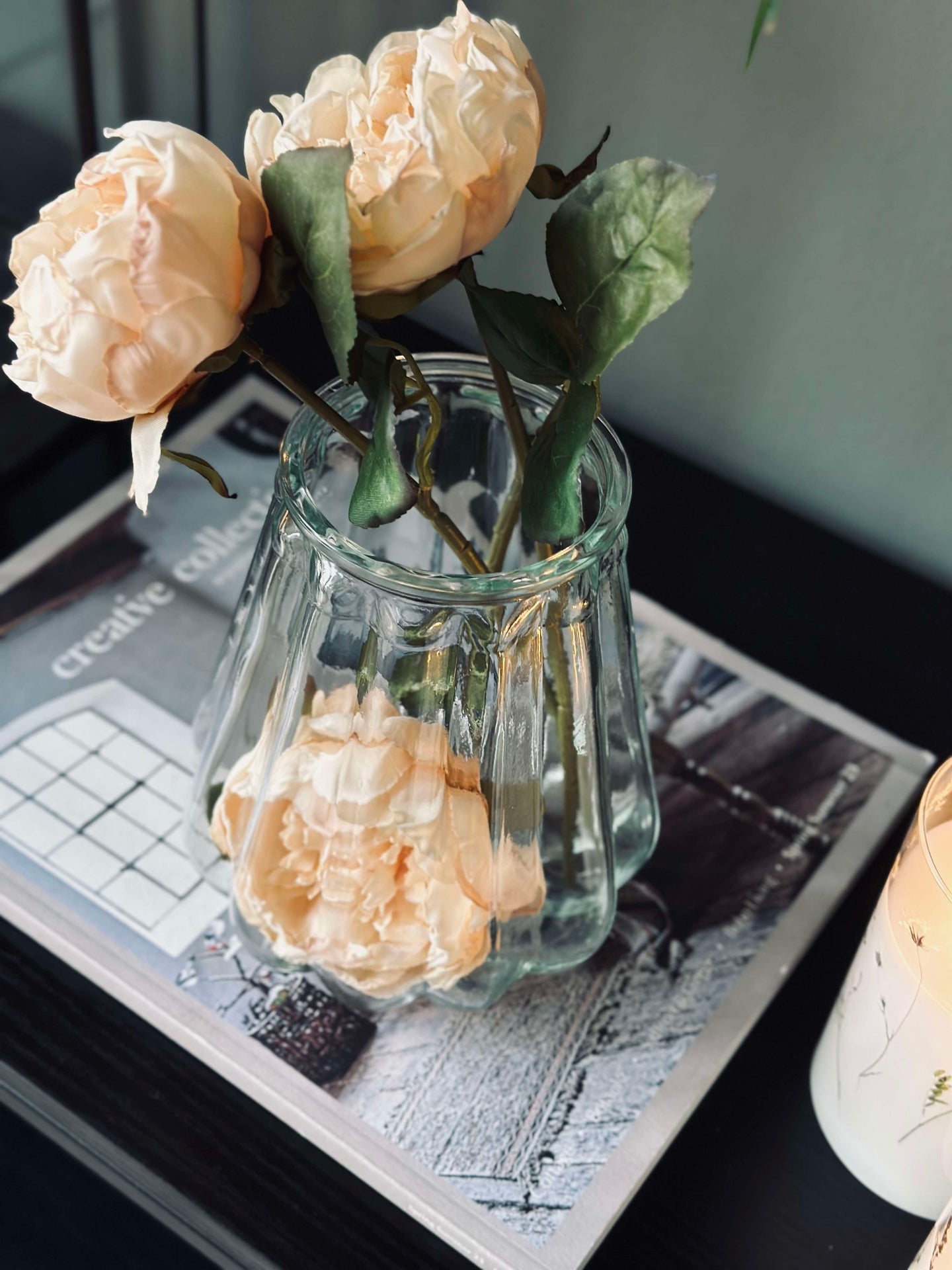 Vase Onion - Klares Glas