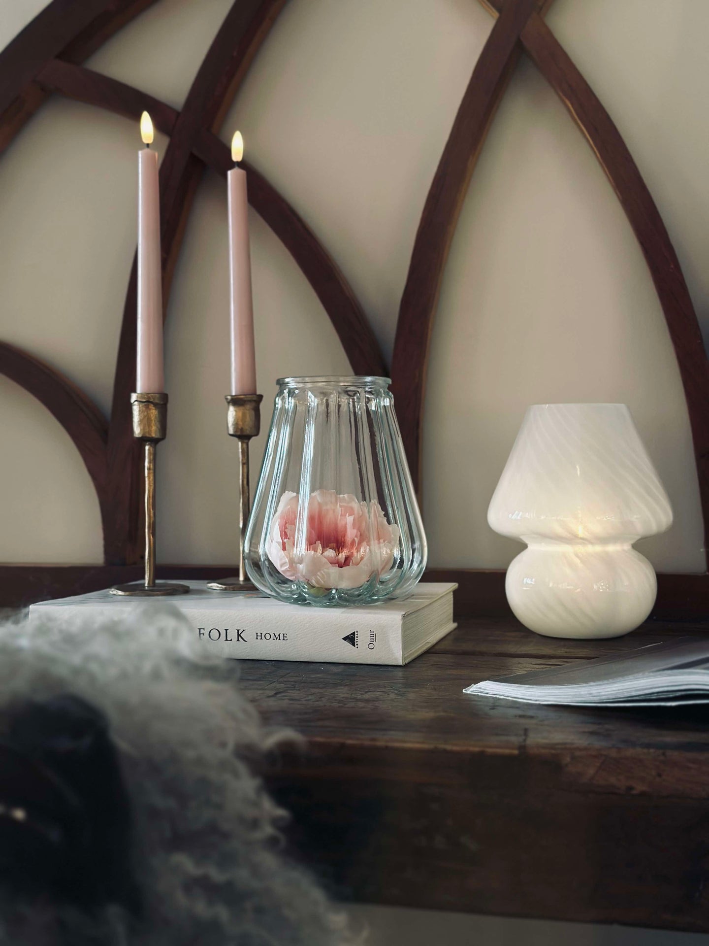 Vase Onion - Klares Glas