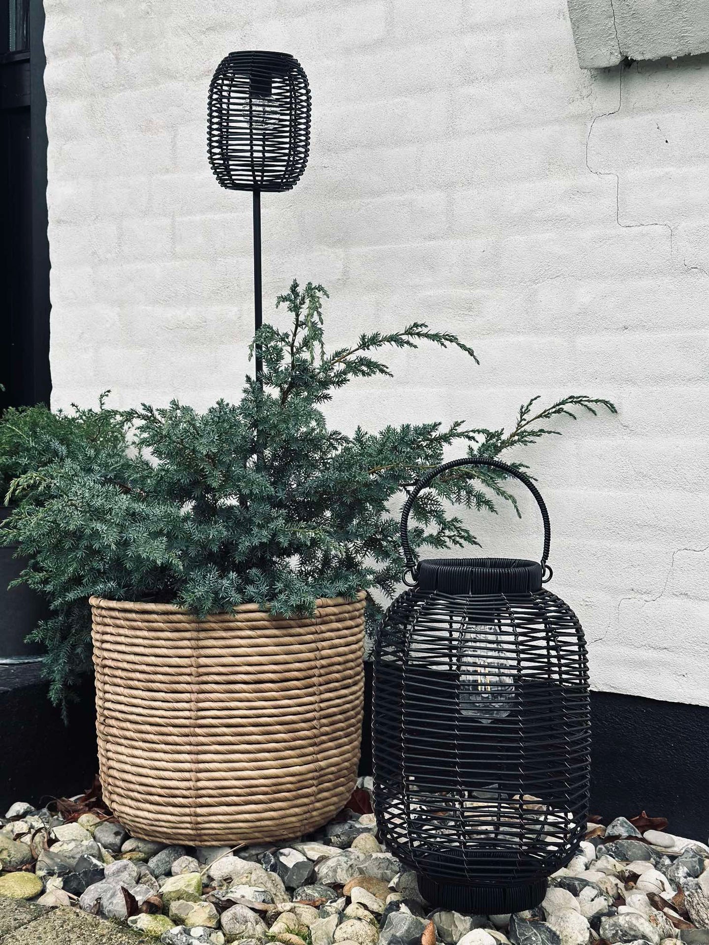 Laterne Solar Molly Black