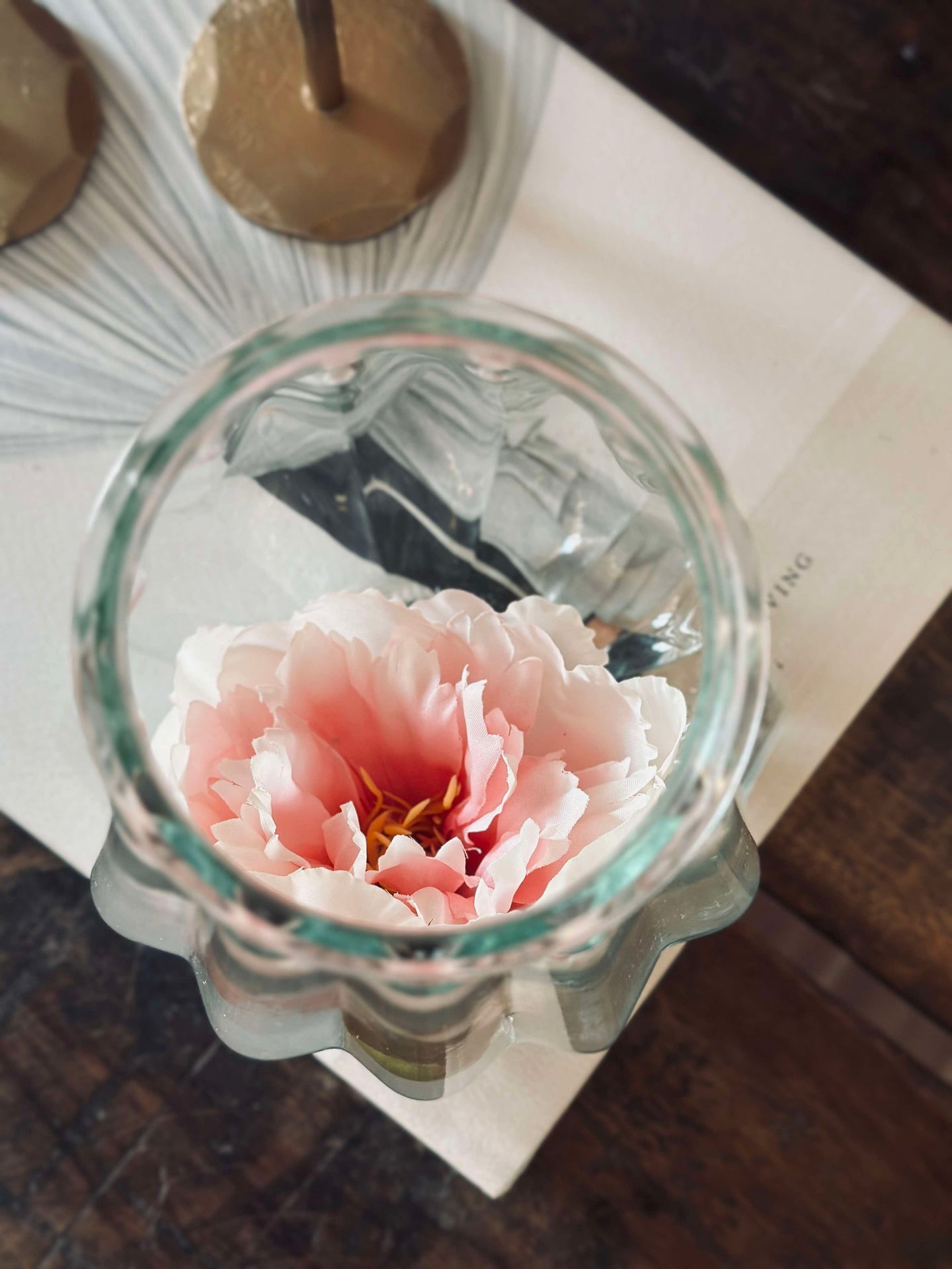 Vase Onion - Klares Glas