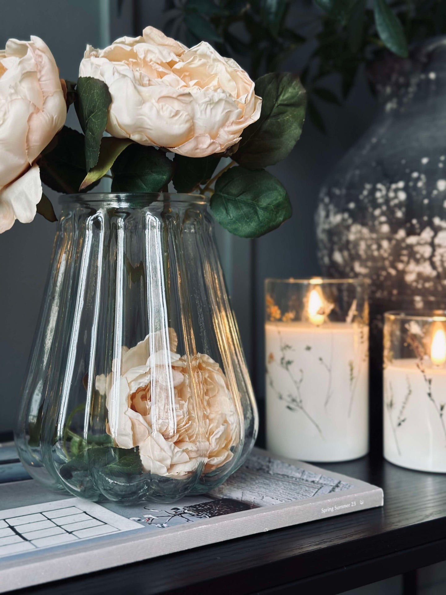 Vase Onion - Klares Glas