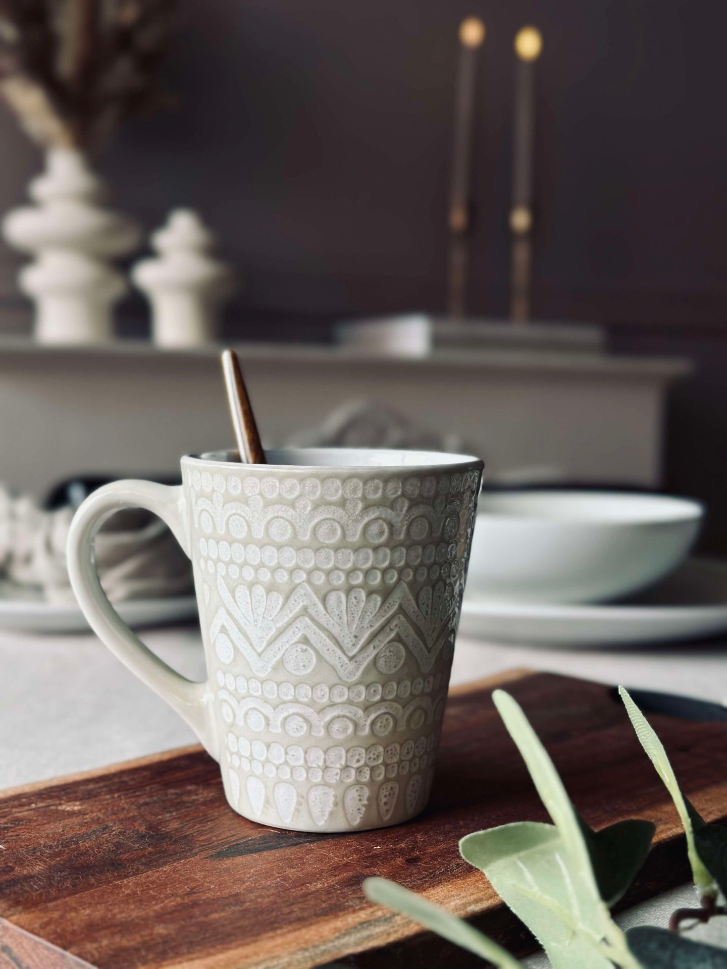 Becher India Stonewear - Beige