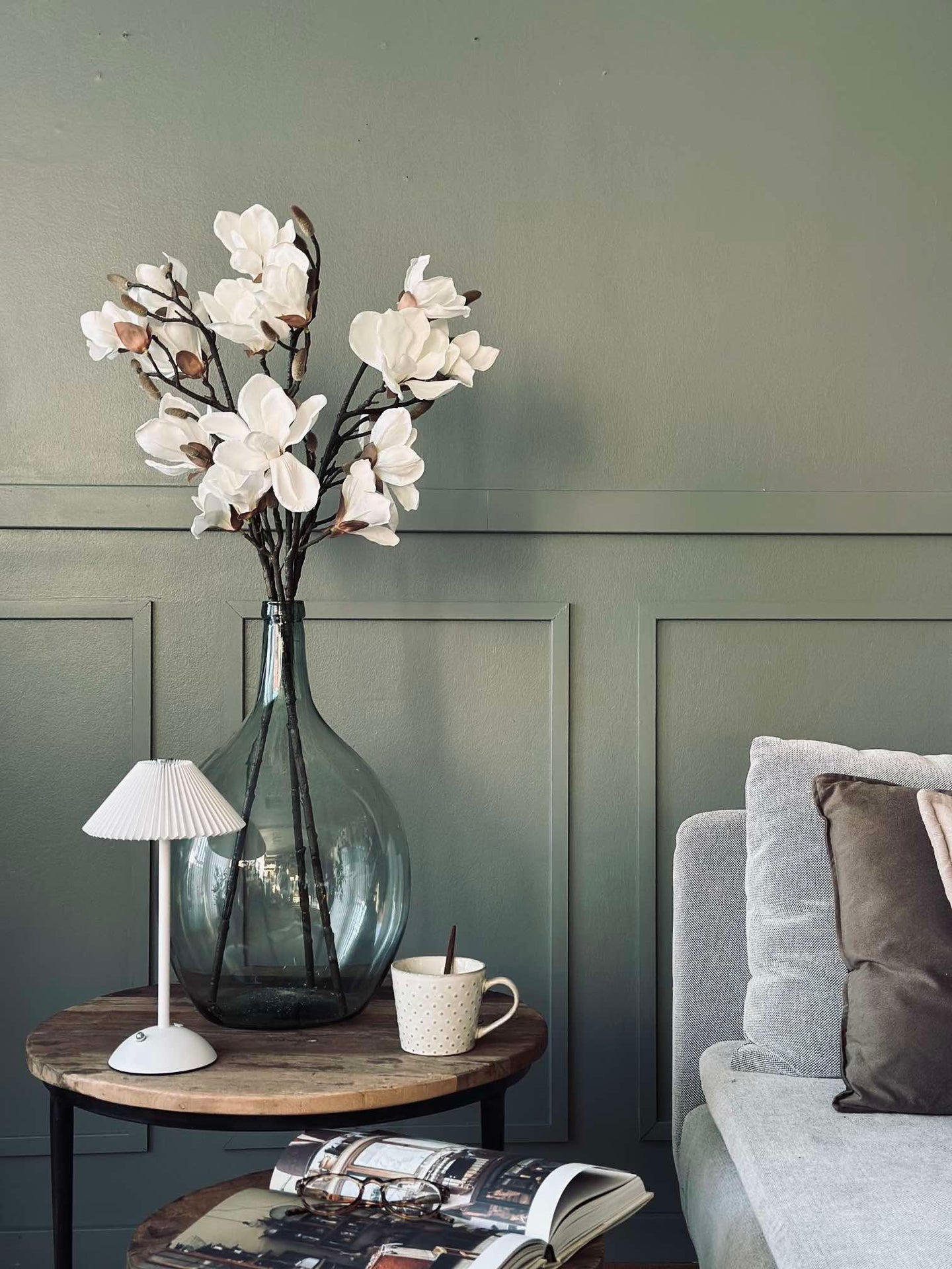Magnolienzweig - 92 cm