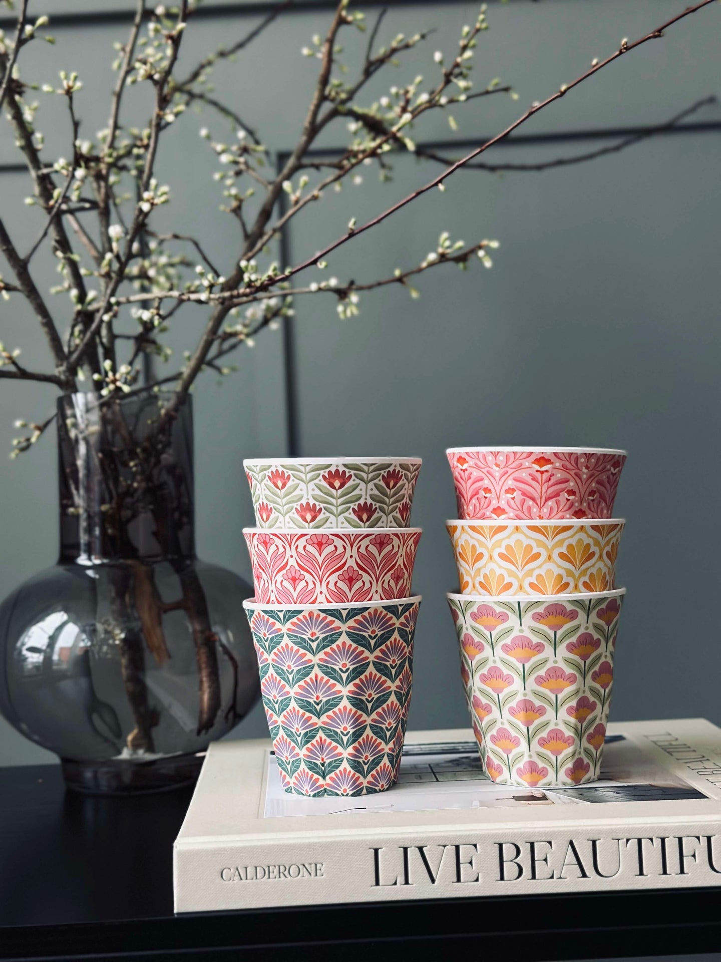 Tasse Happiness Melamin - Color Mix