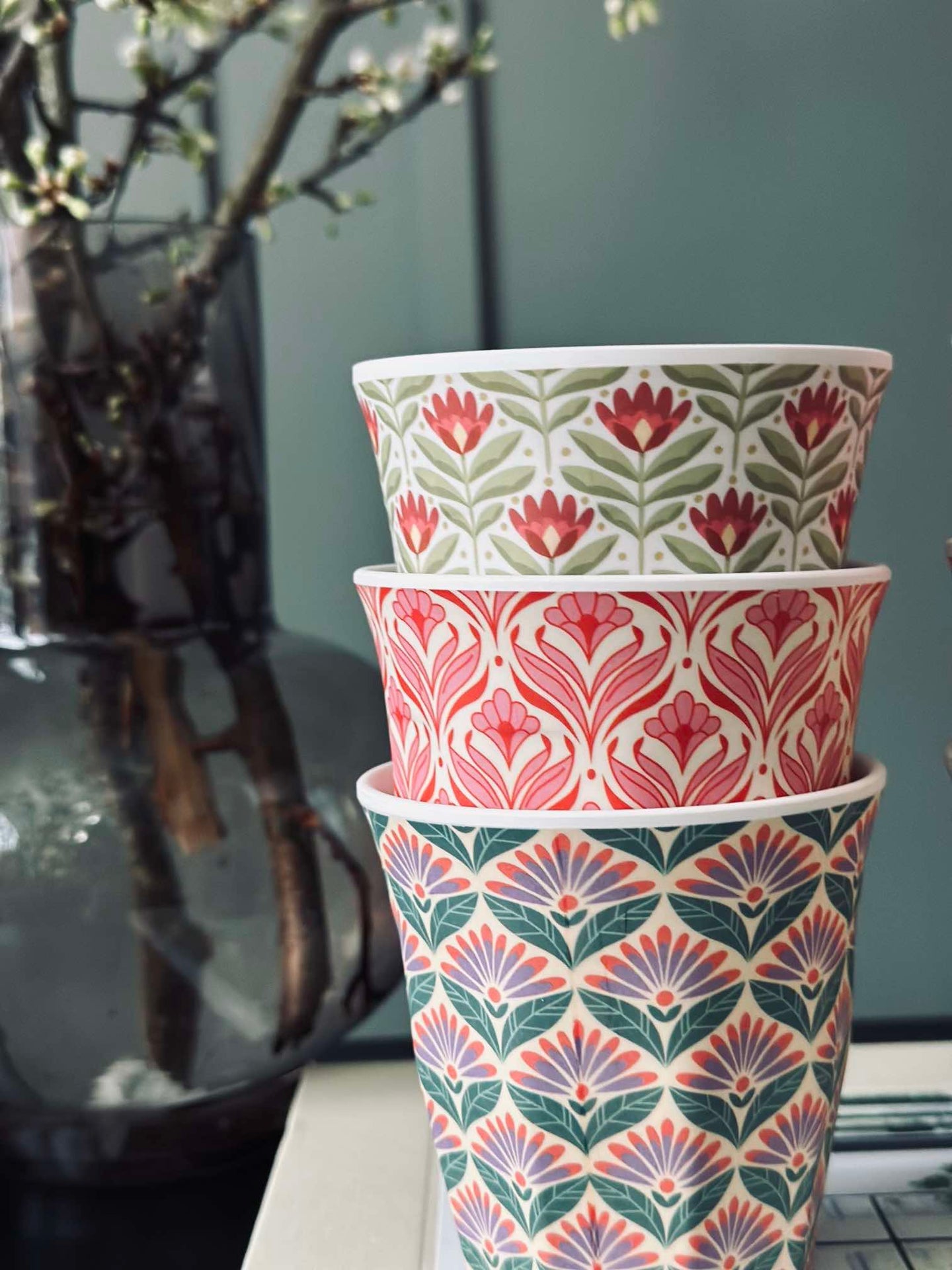 Tasse Happiness Melamin - Color Mix