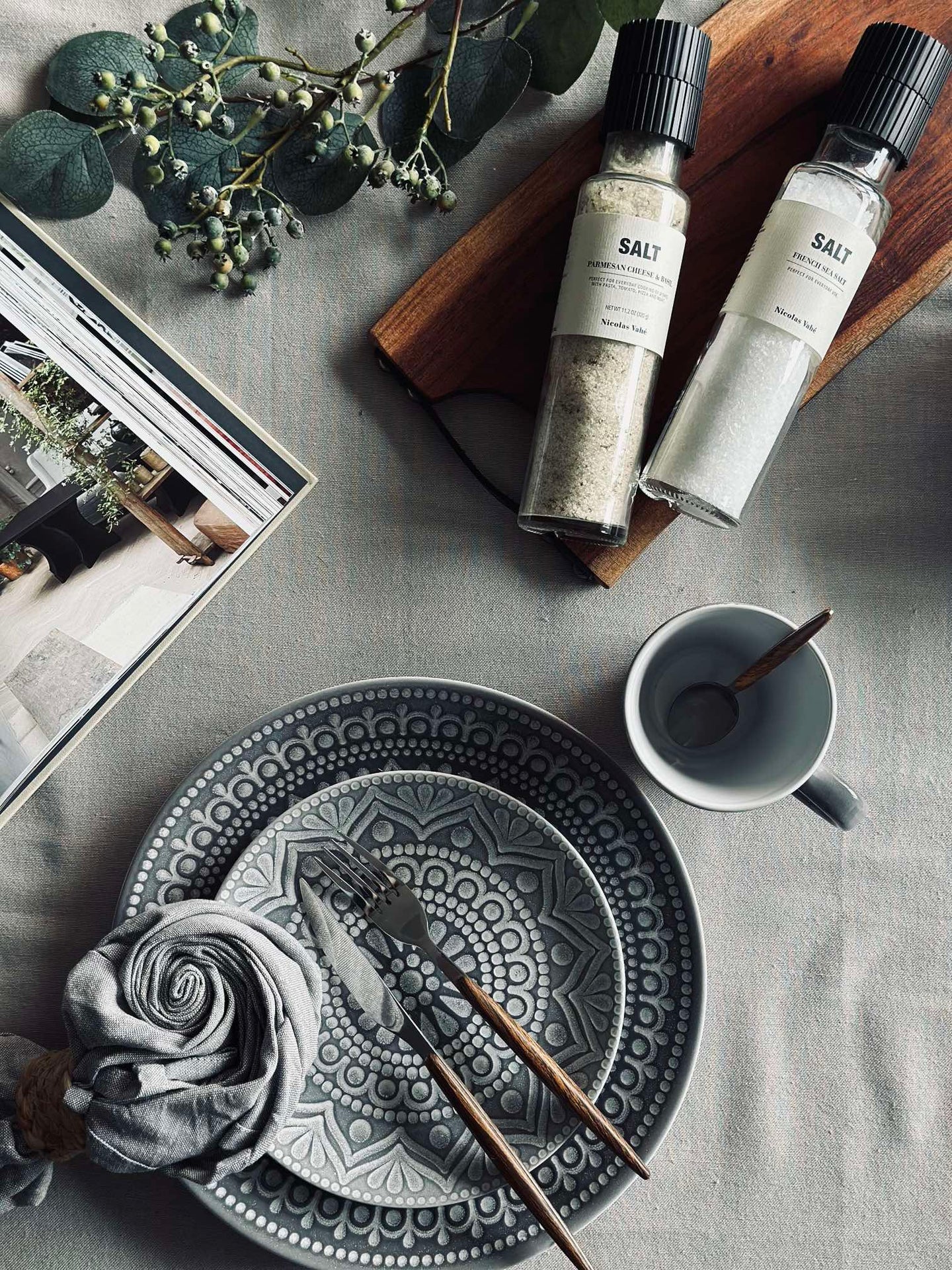 Becher India Stonewear - Grey