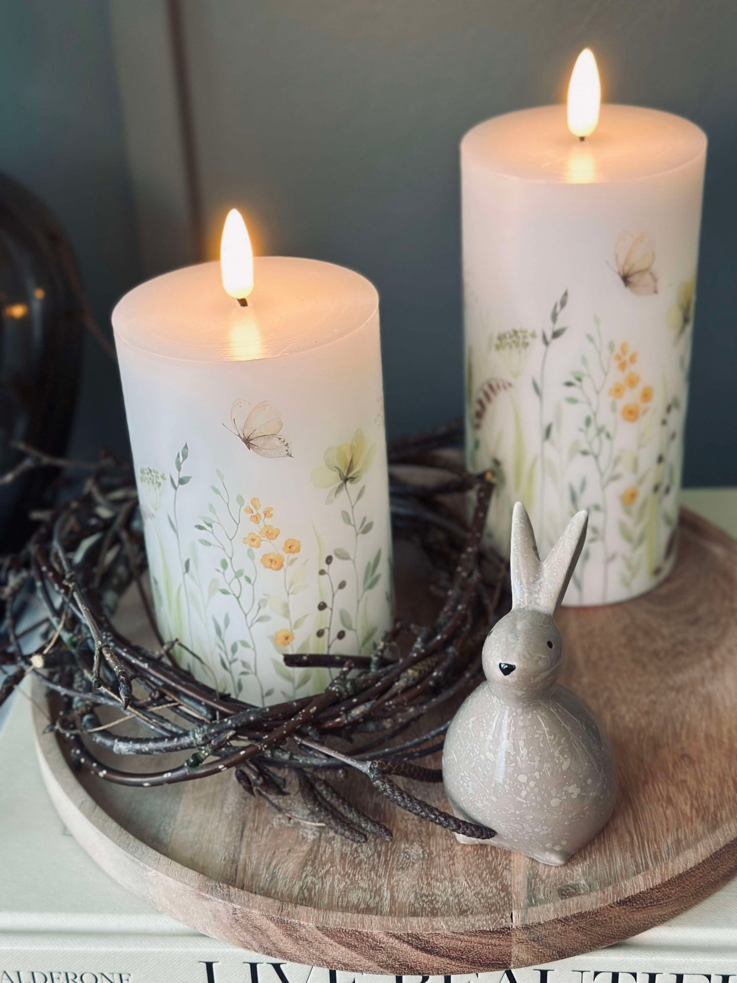 Osterhase - Beige Keramik