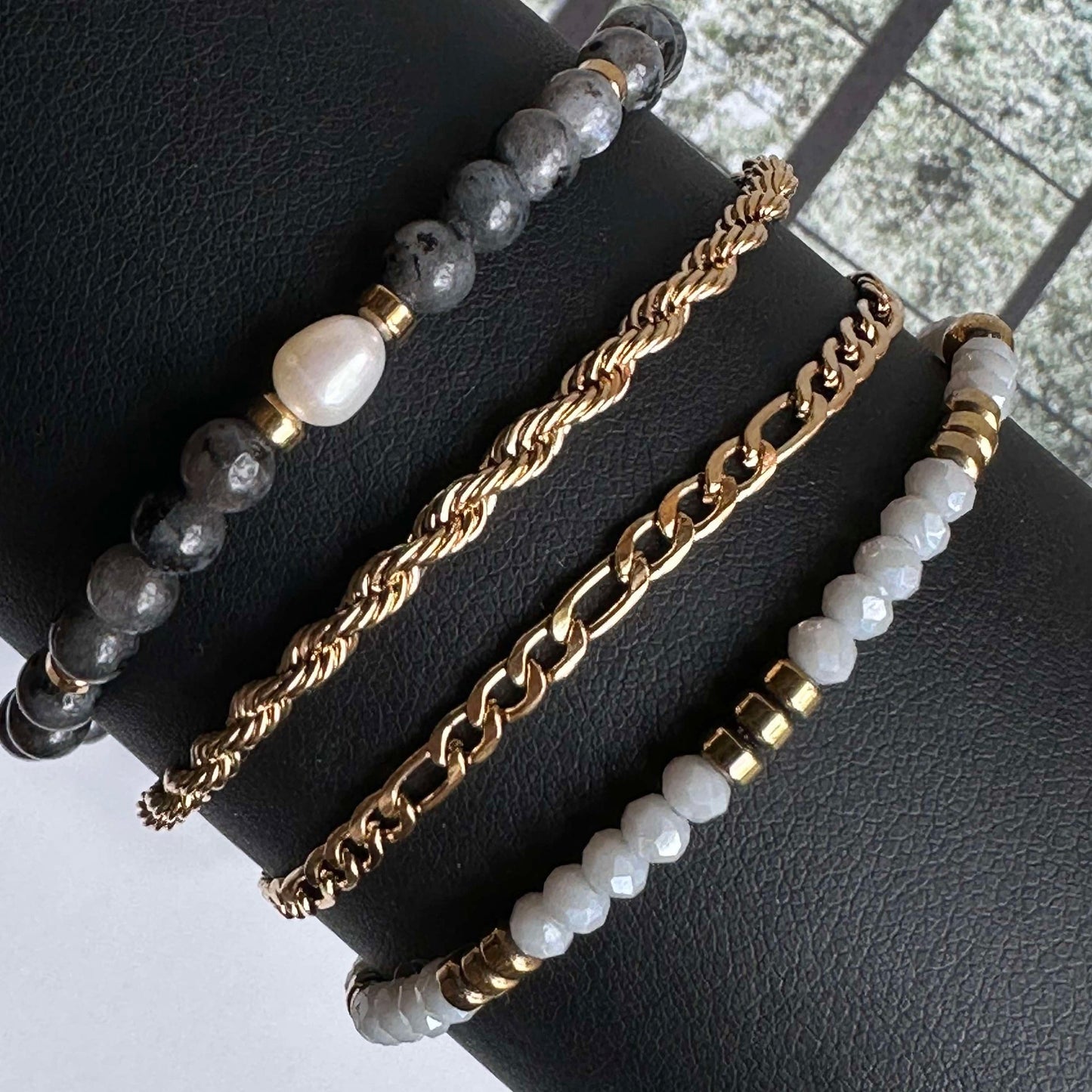 Armband Erika Stone - Set mit 4 Armbändern