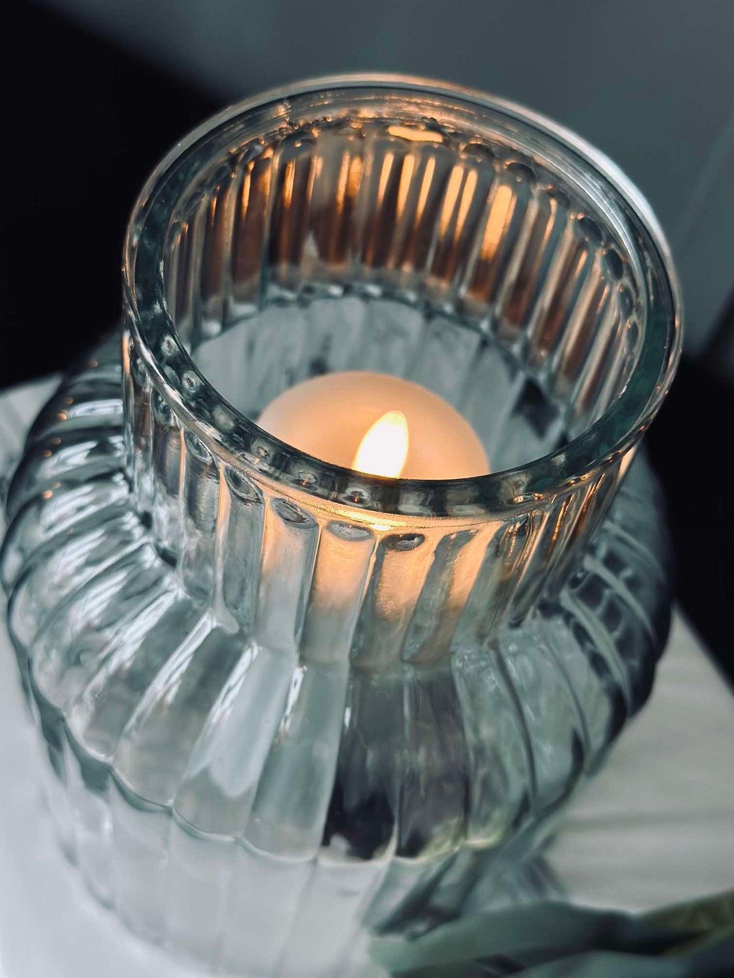 Vase Gunilla - klares Glas