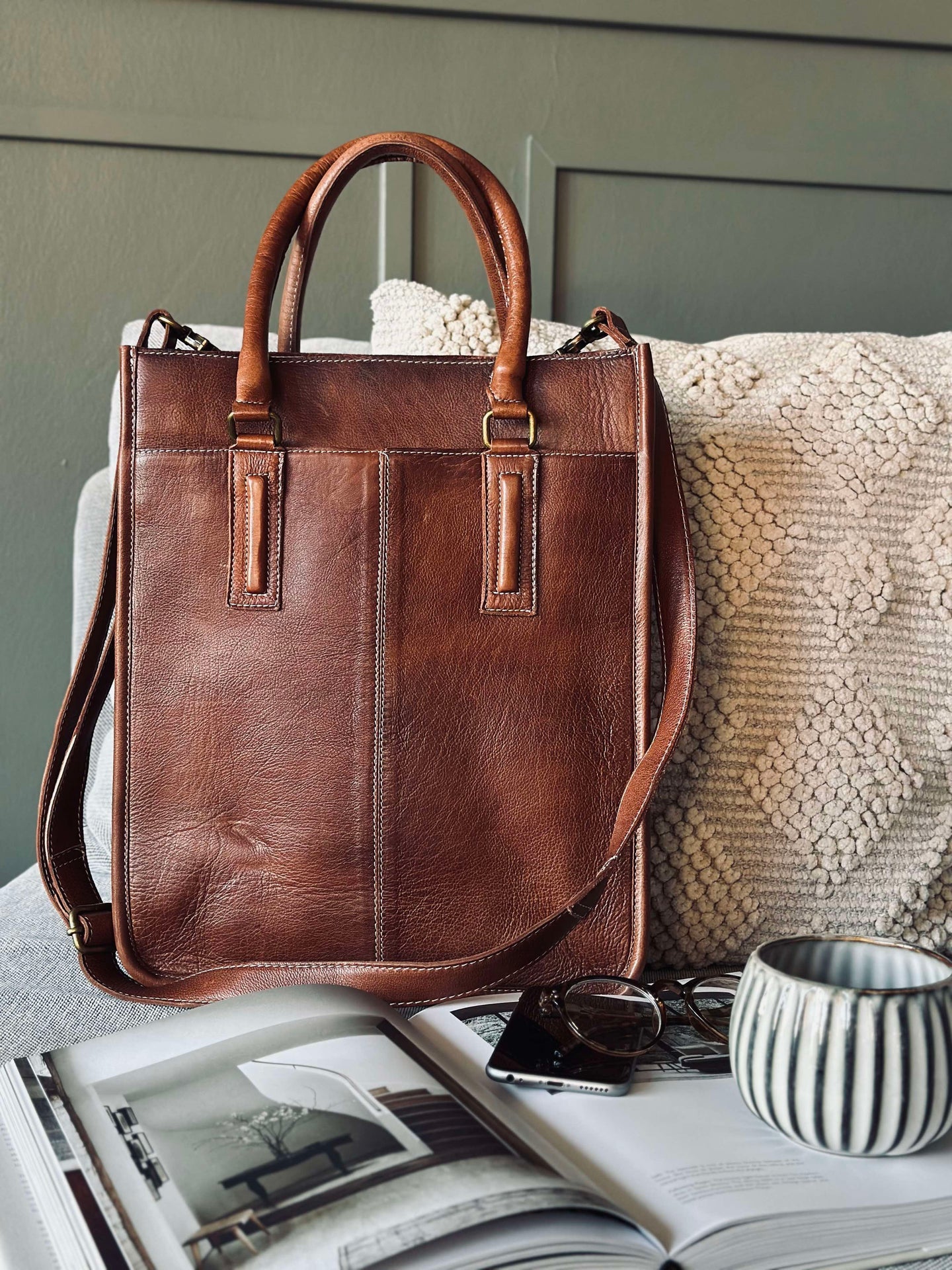 Arbeitstasche Halma Walnut