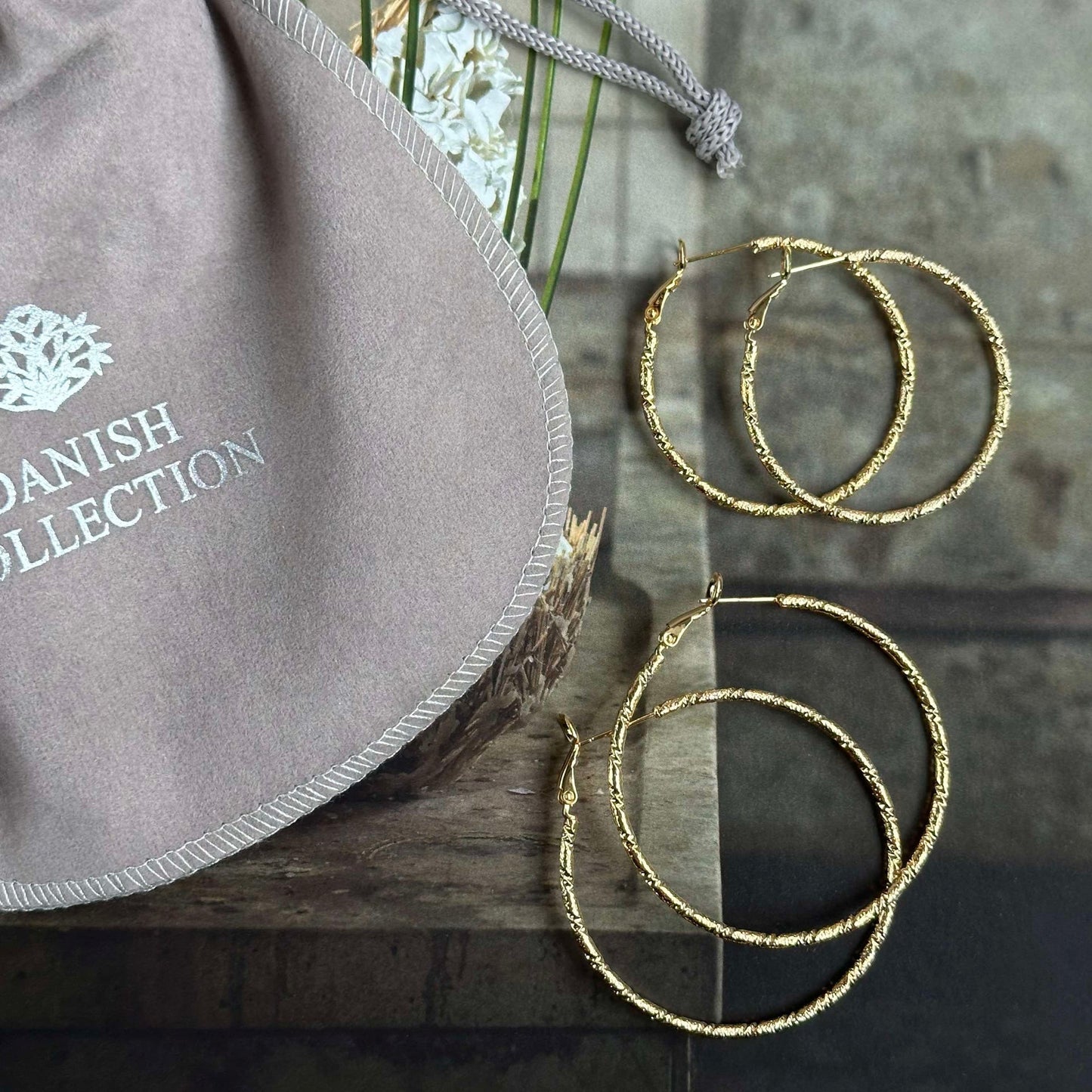 Ohrringe ISADORA Hoops 18K vergoldet