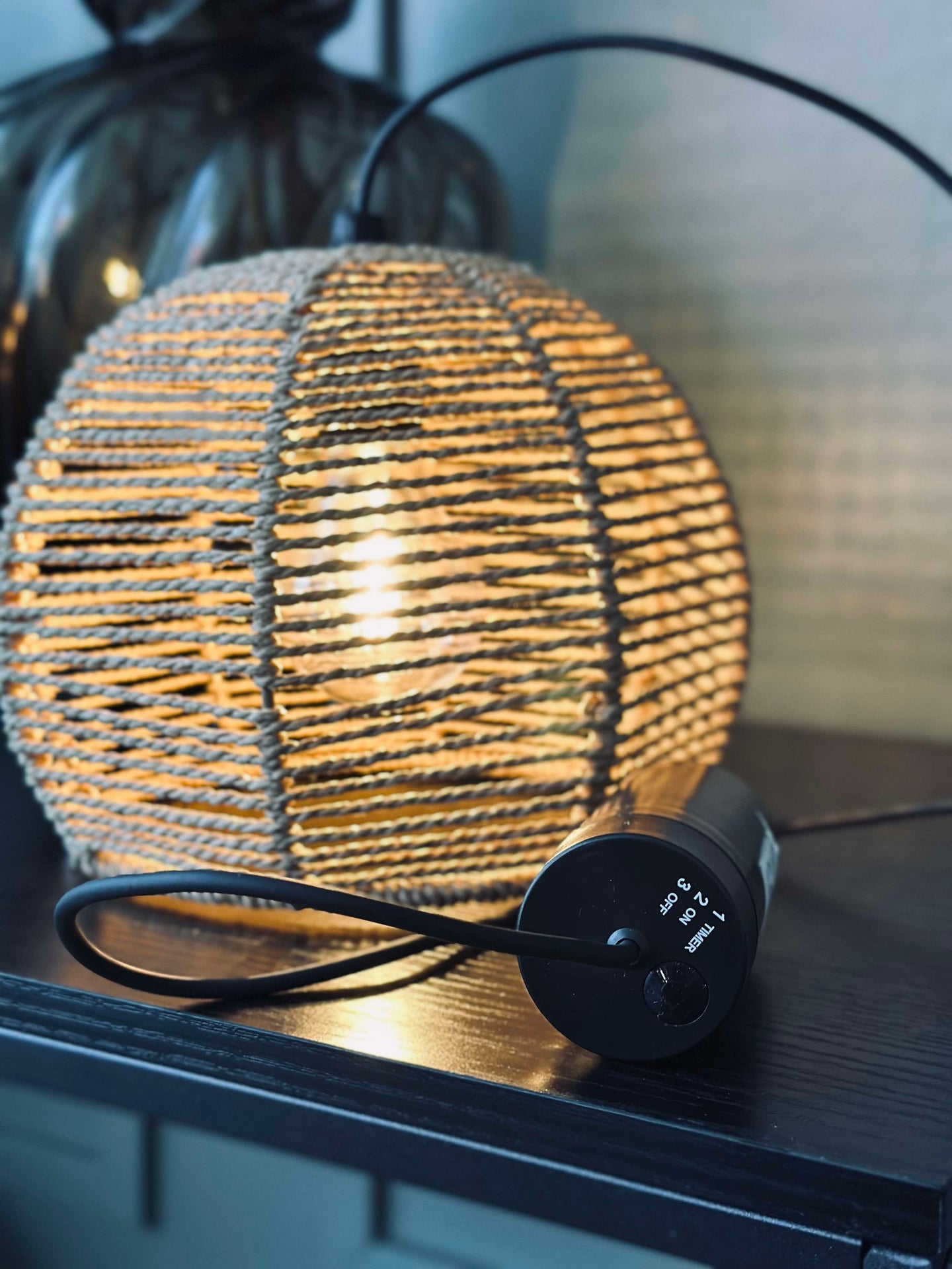 LED-Lampe mit Batteriebetrieb und Timerfunktion