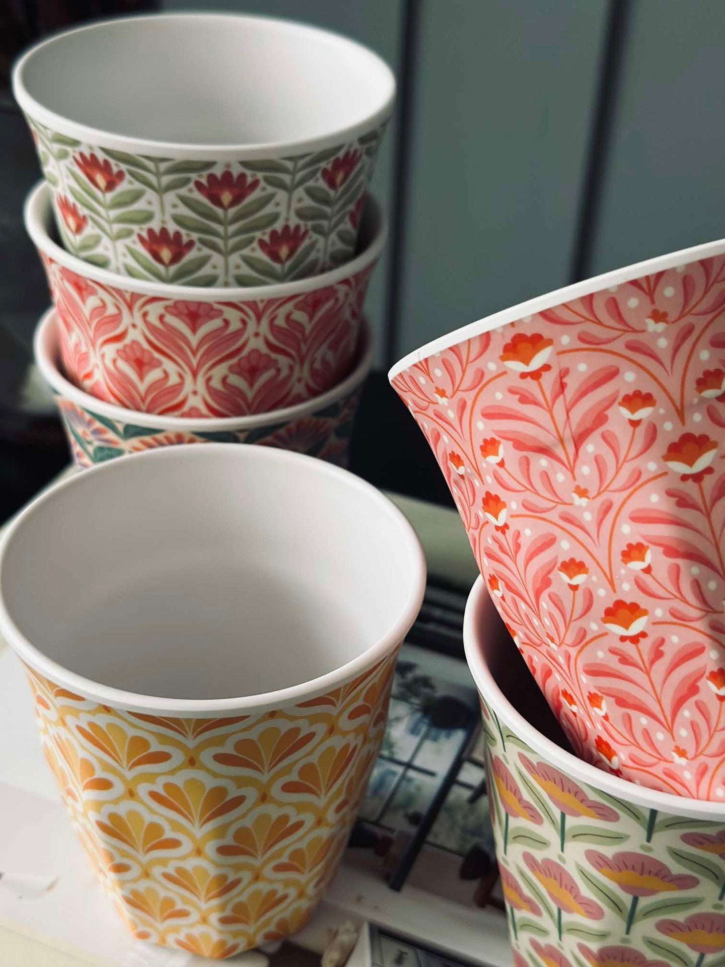 Tasse Happiness Melamin - Color Mix