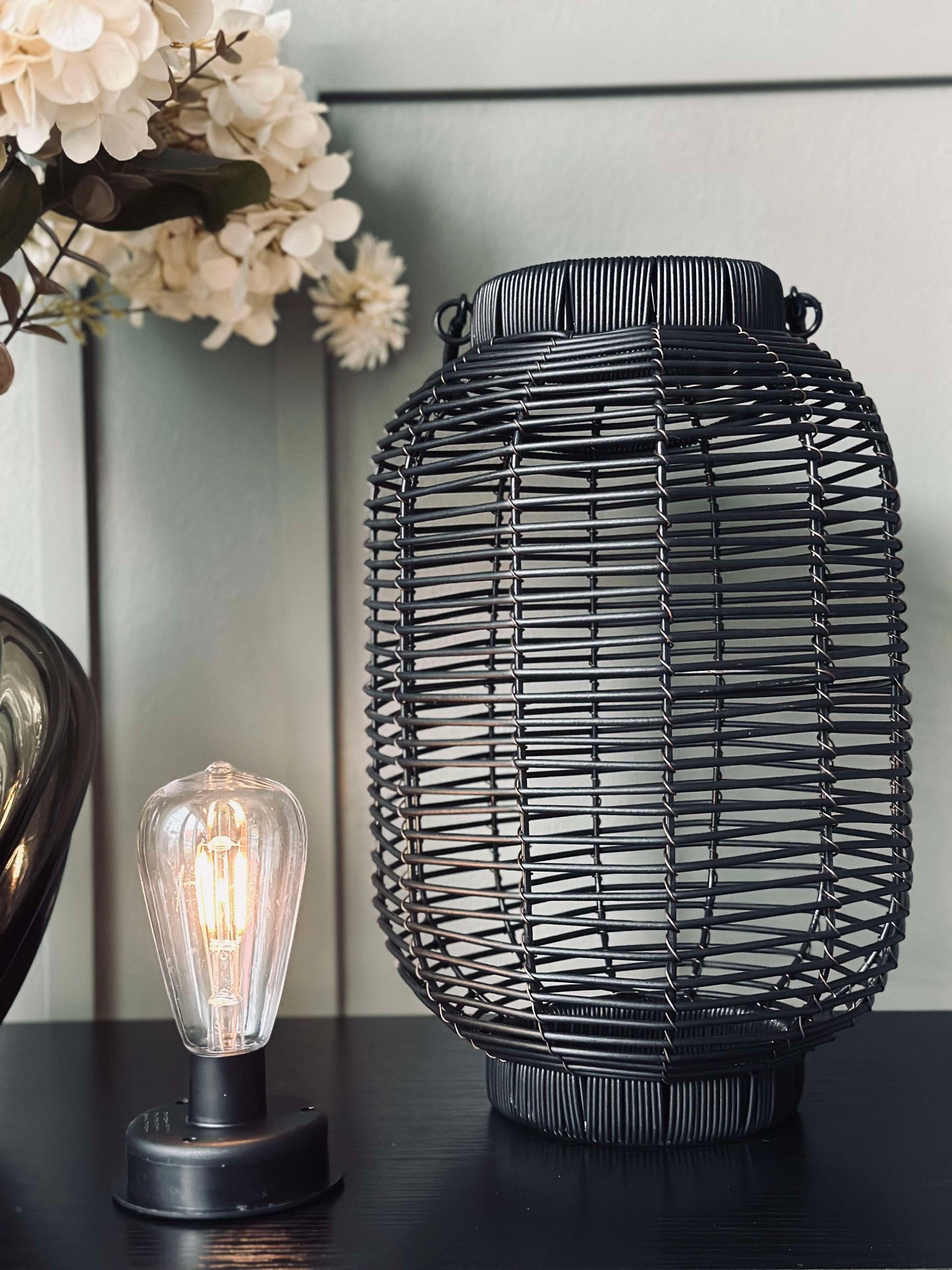 Laterne Solar Molly Black