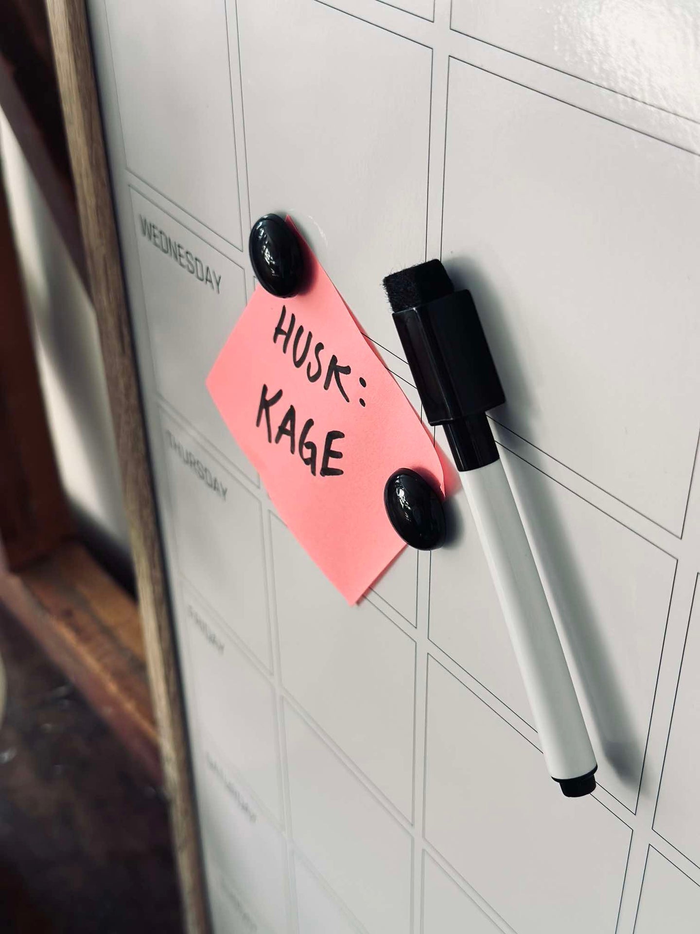 Magnetisches Whiteboard - Planer