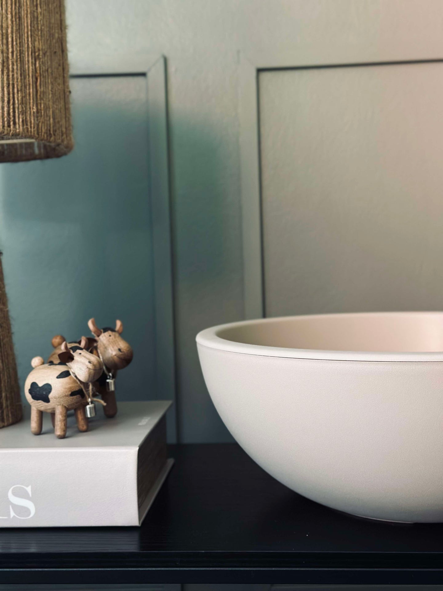 Spiegelbecken aus Recycling-Kunststoff - Sand