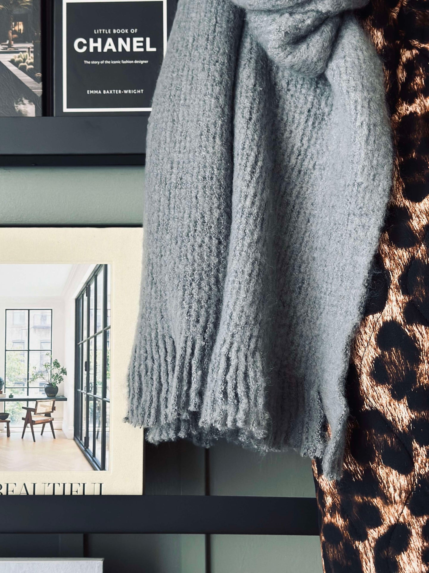 Schal grau - Super soft