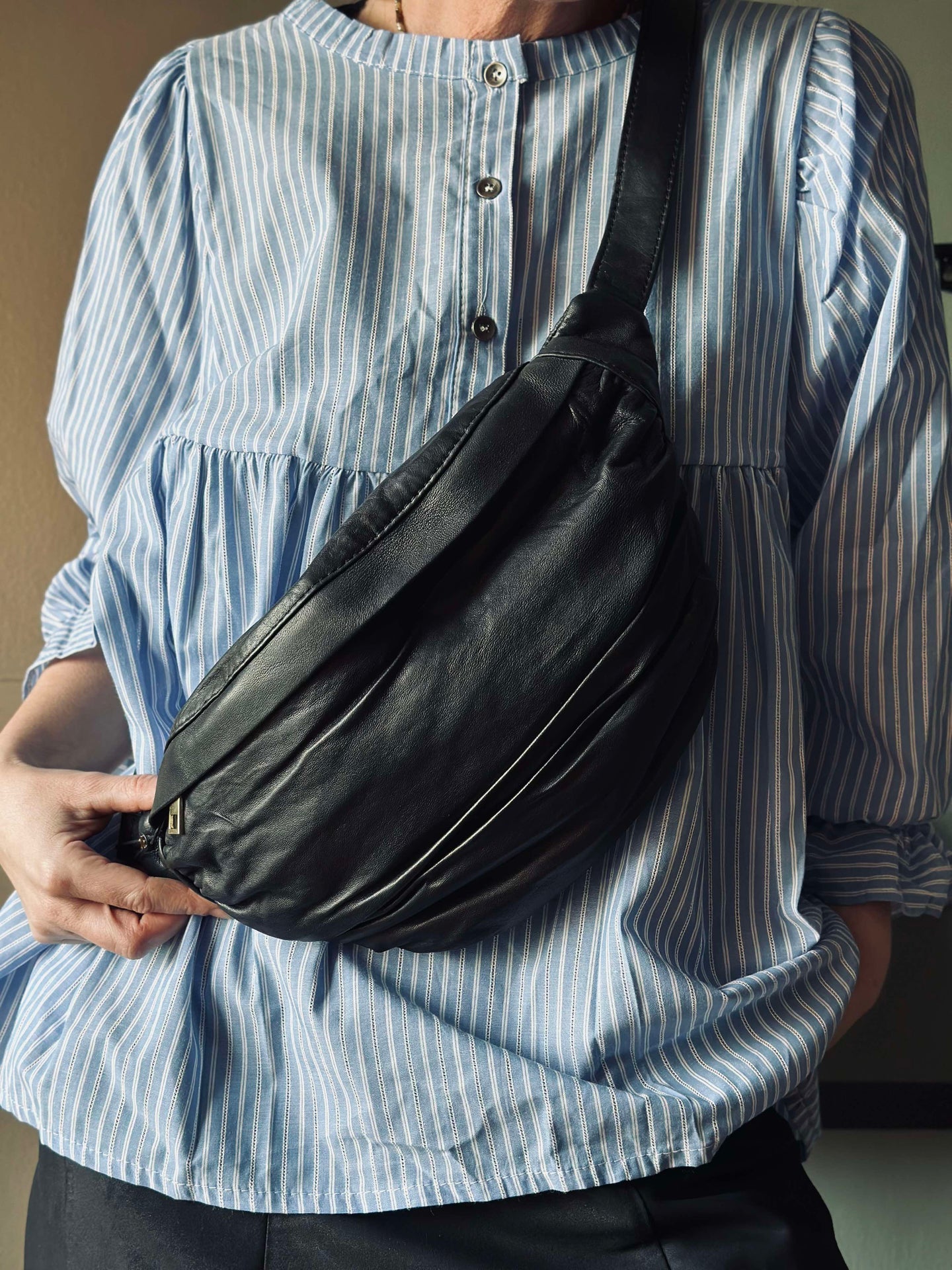 Bumbag Nero - Ultra weiches Leder