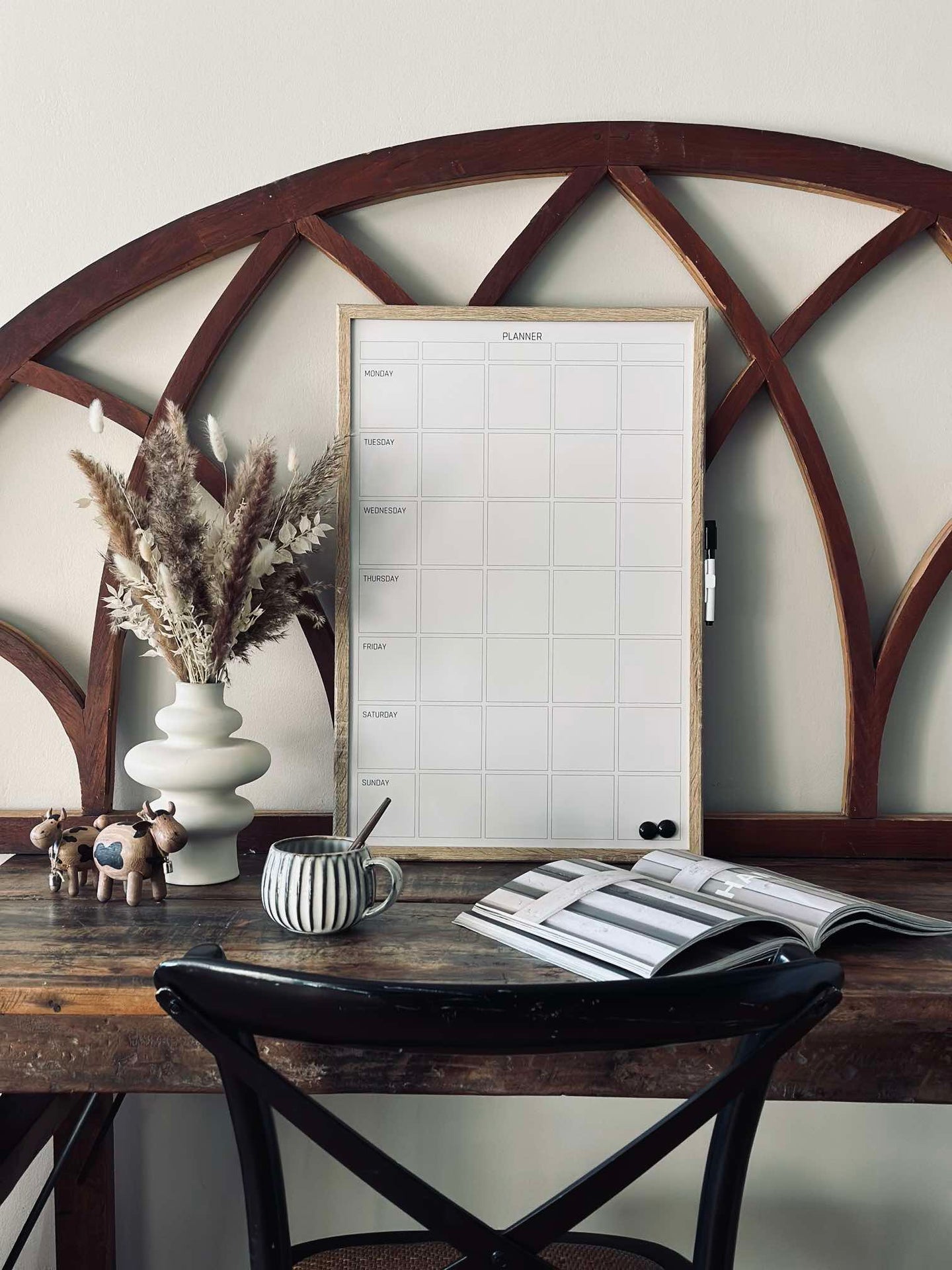 Magnetisches Whiteboard - Planer