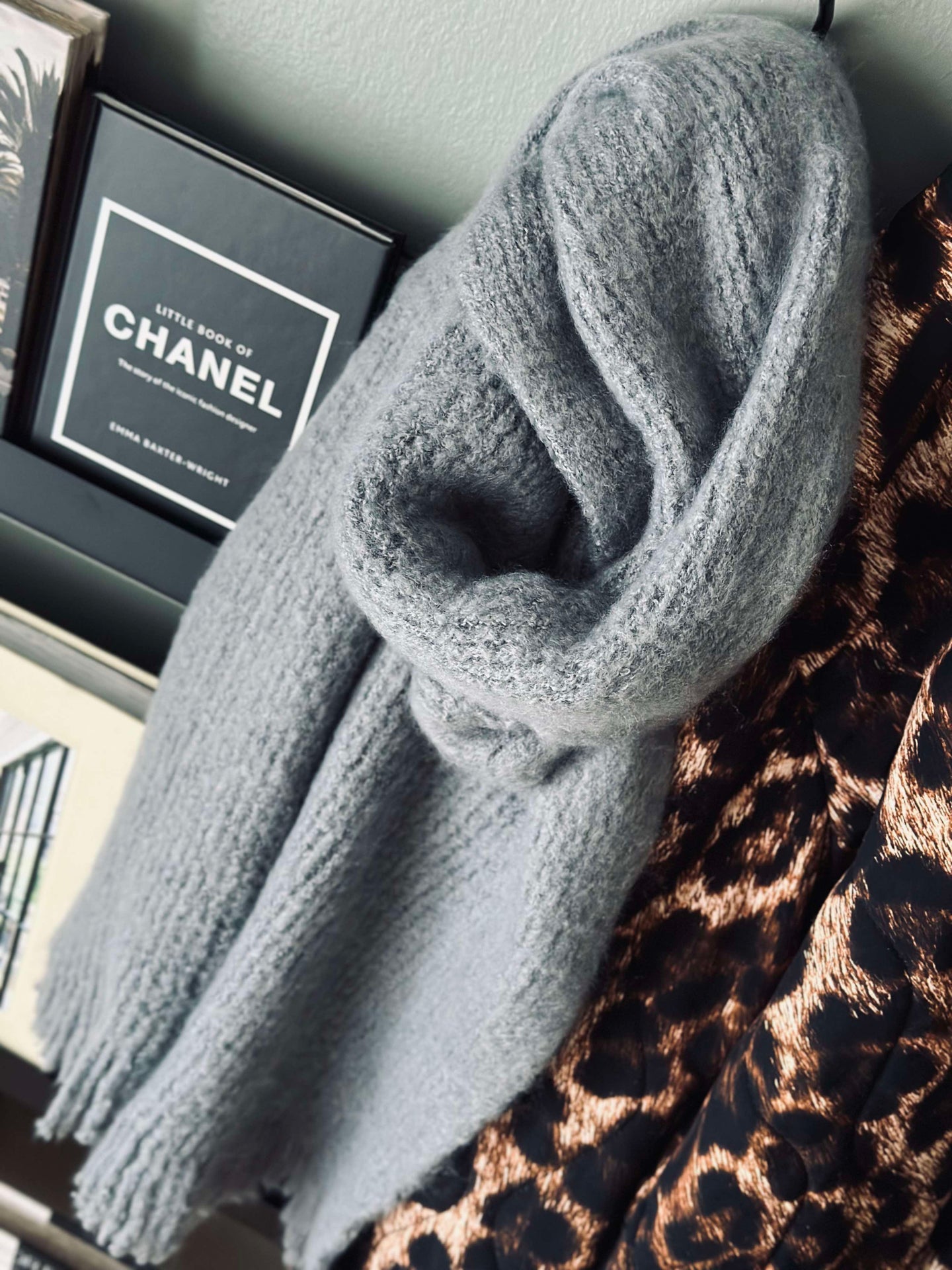 Schal grau - Super soft