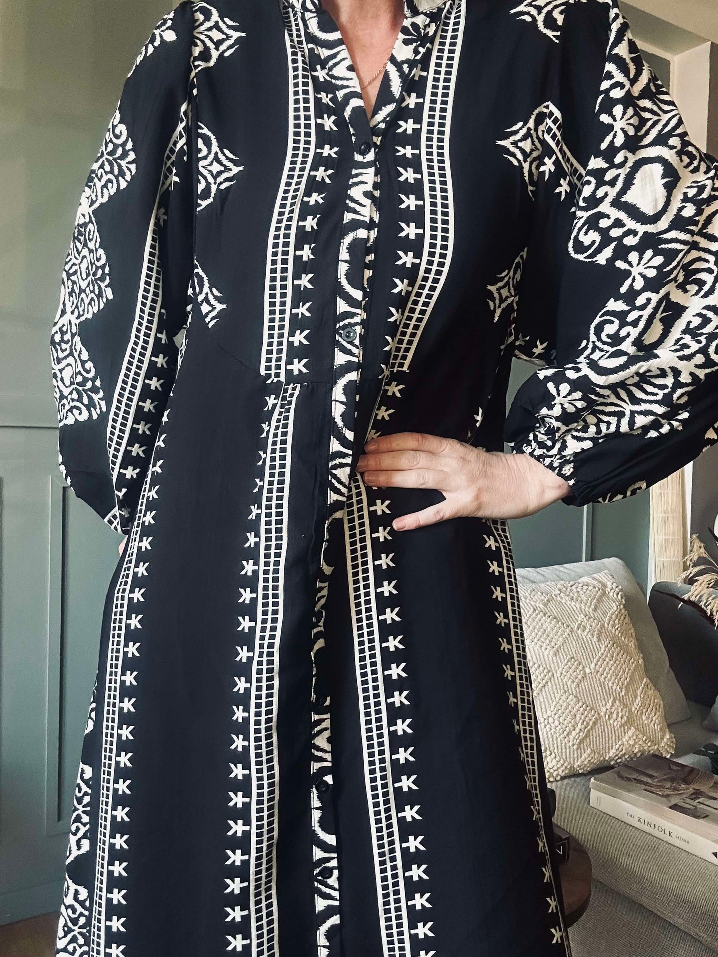 Kleid Black - Boheme cotton