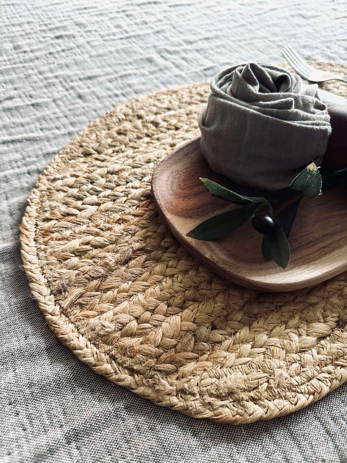 Platzset aus Jute - Oval