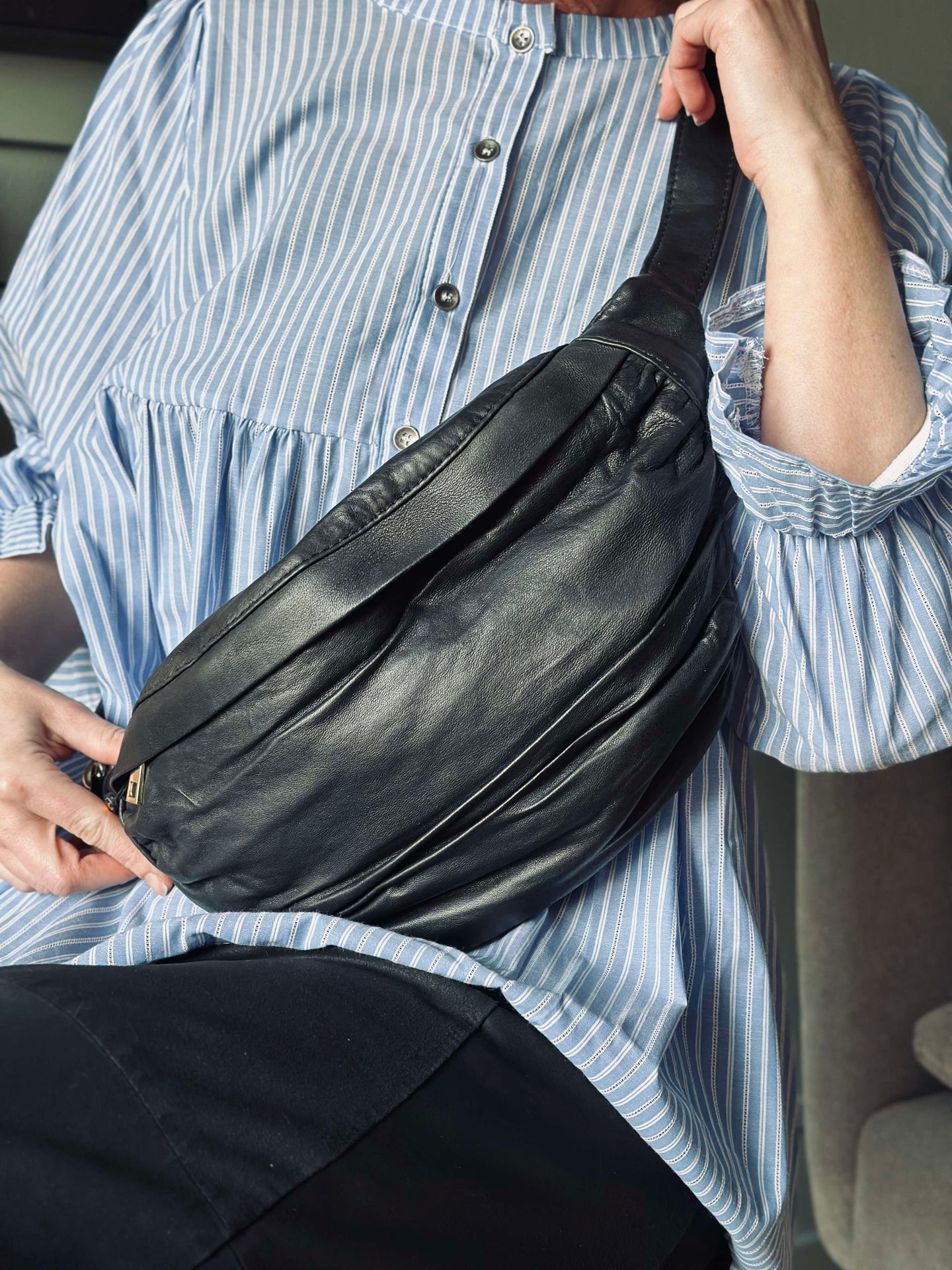 Bumbag Nero - Ultra weiches Leder