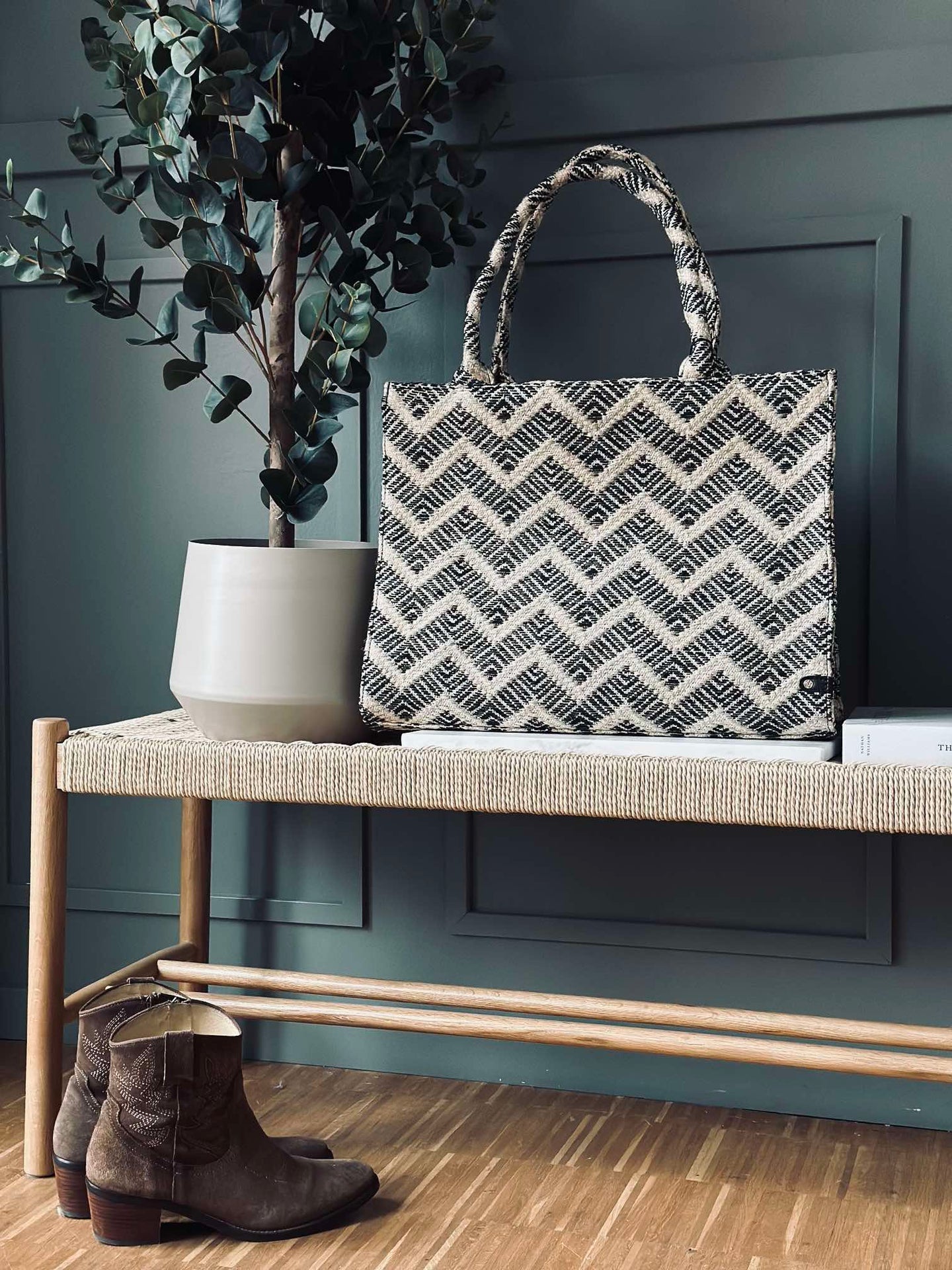Shopper Julia - Schwarz / Gold