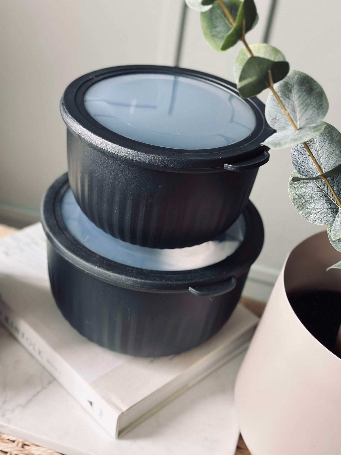 Aufbewahrungsbehälter Black – Set mit 4 Stk.