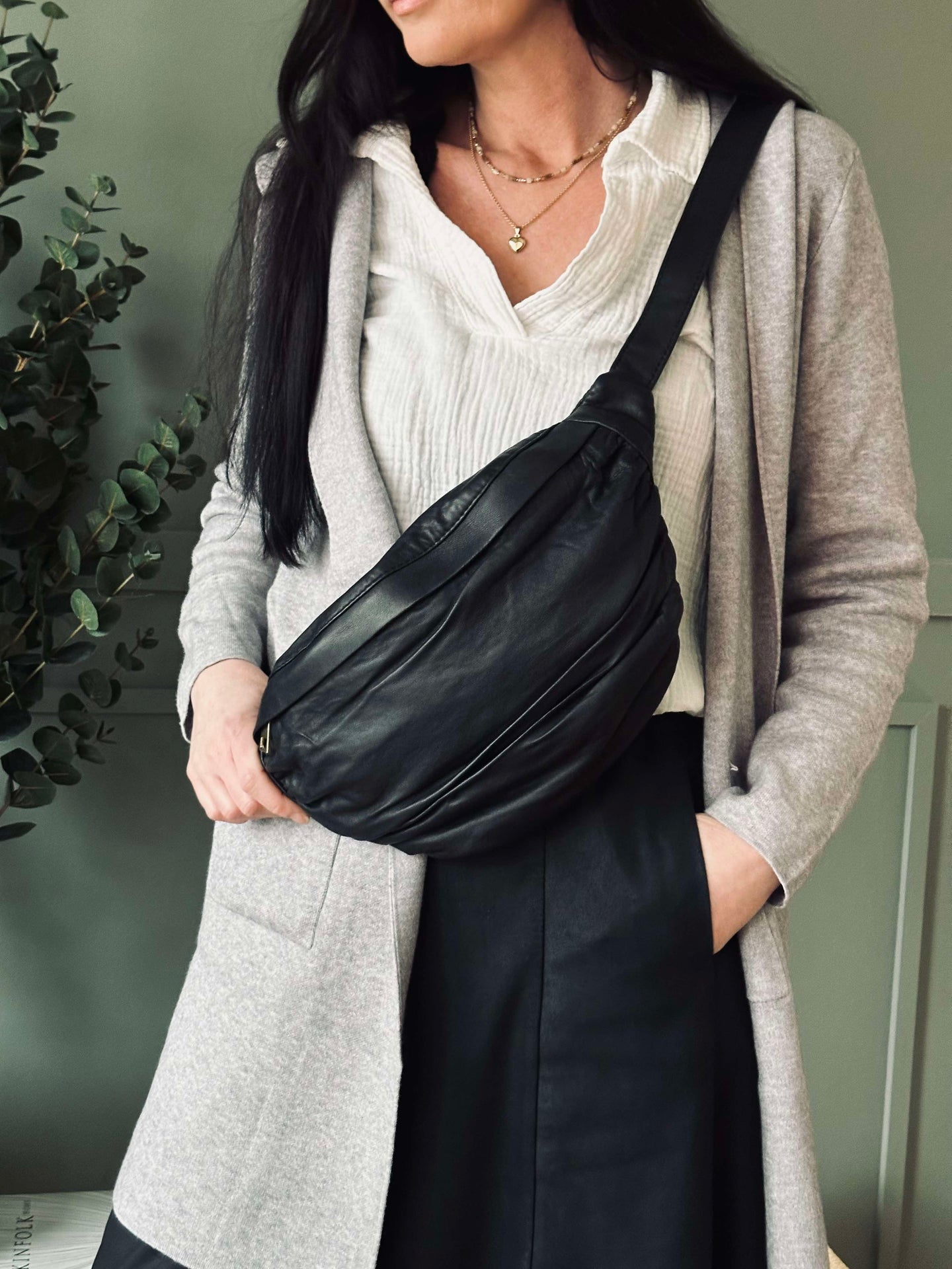 Bumbag Nero - Ultra weiches Leder