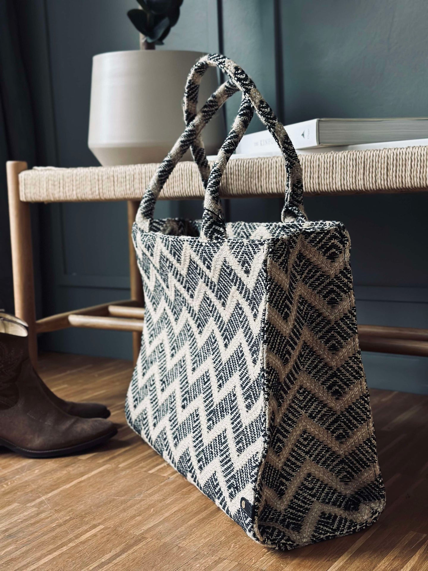 Shopper Julia - Schwarz / Gold
