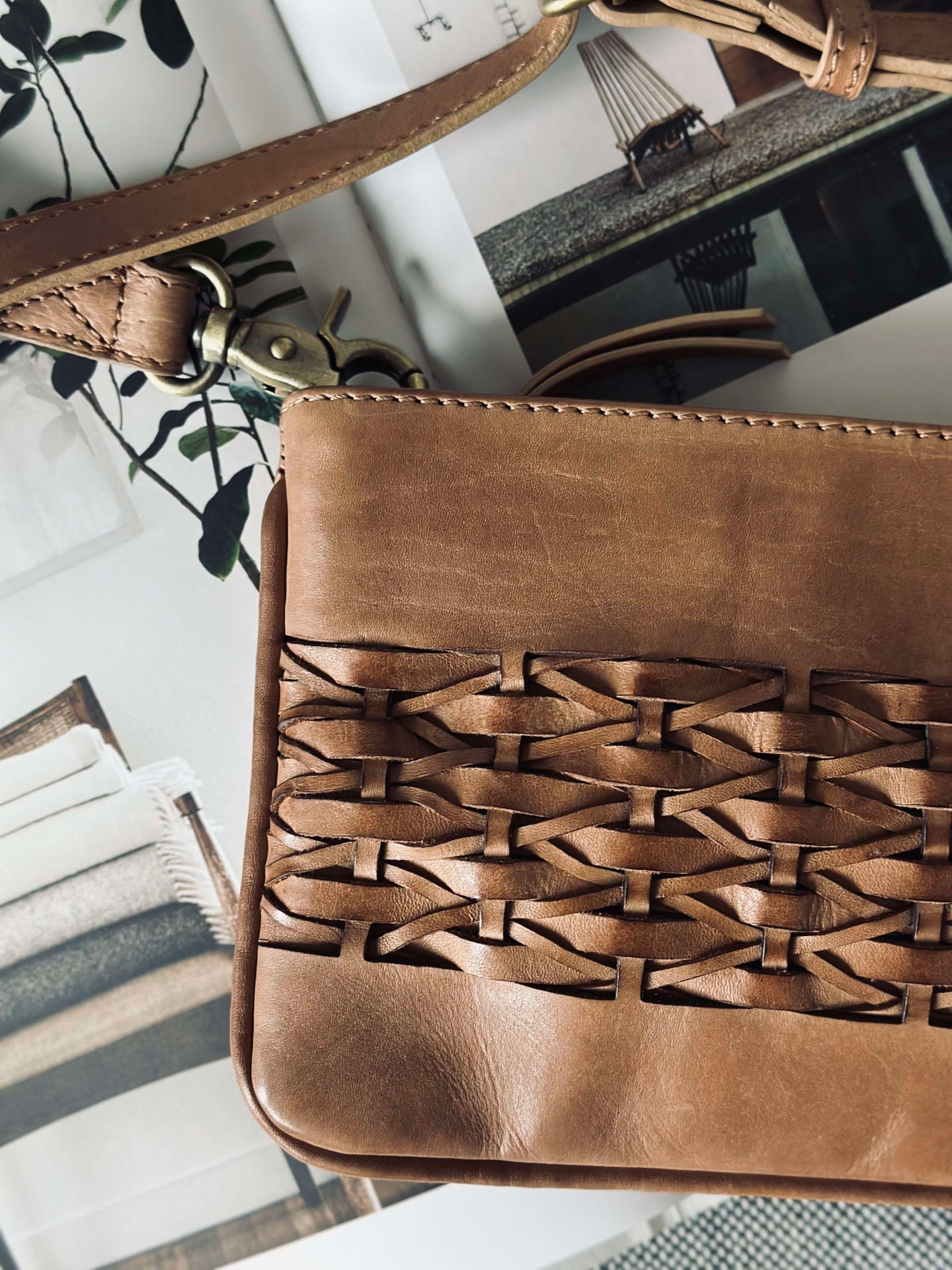 Clutch Lux Handgefertigt - Camel