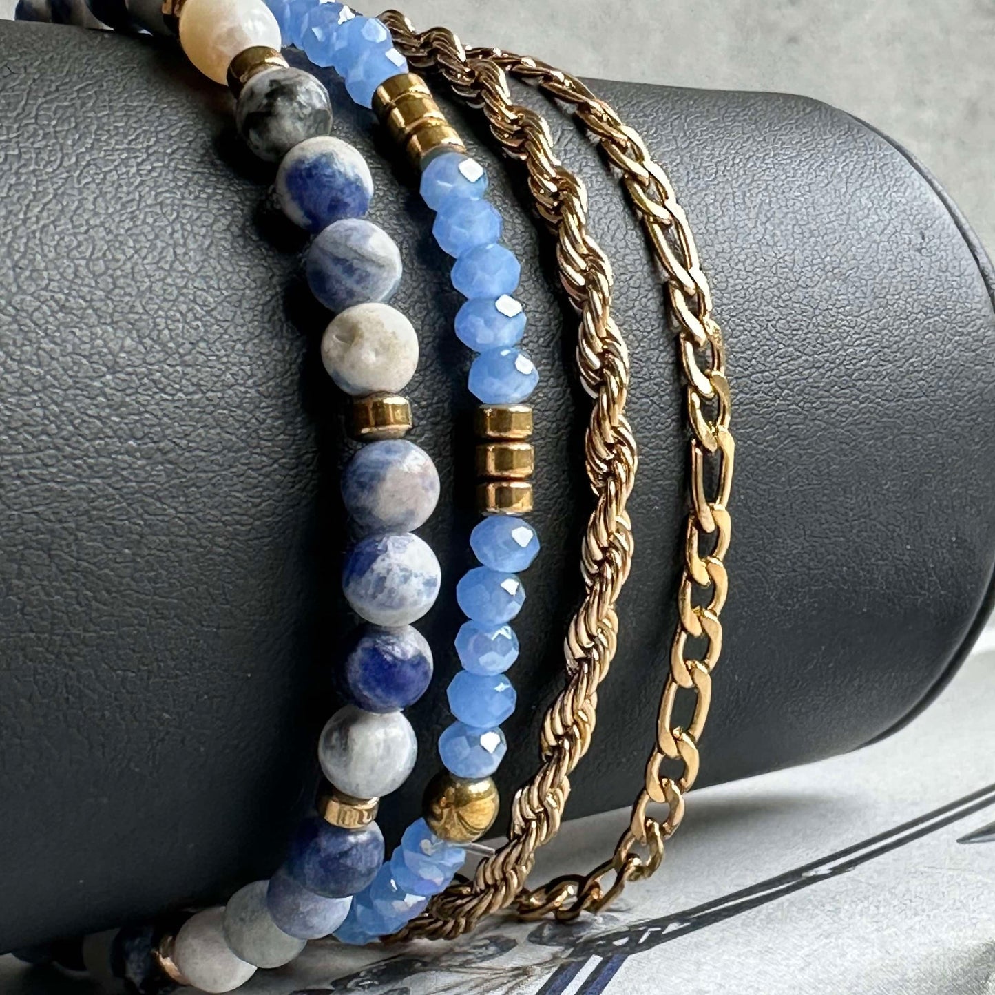 Armband Erika Blue - Set mit 4 Armbändern