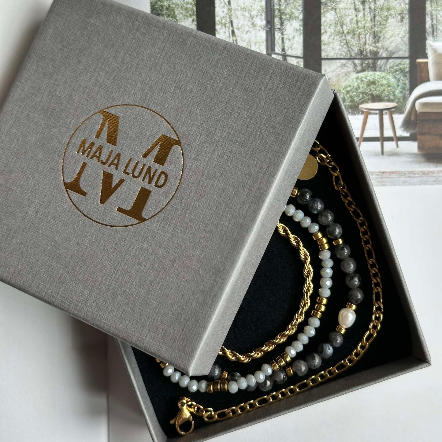 Armband Erika Stone - Set mit 4 Armbändern