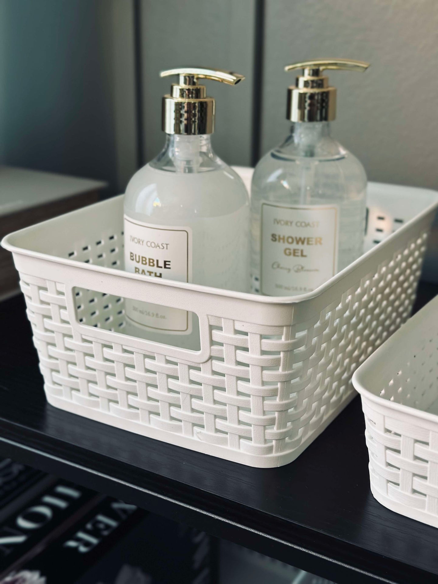 Aufbewahrungsbox Mille white - Medium
