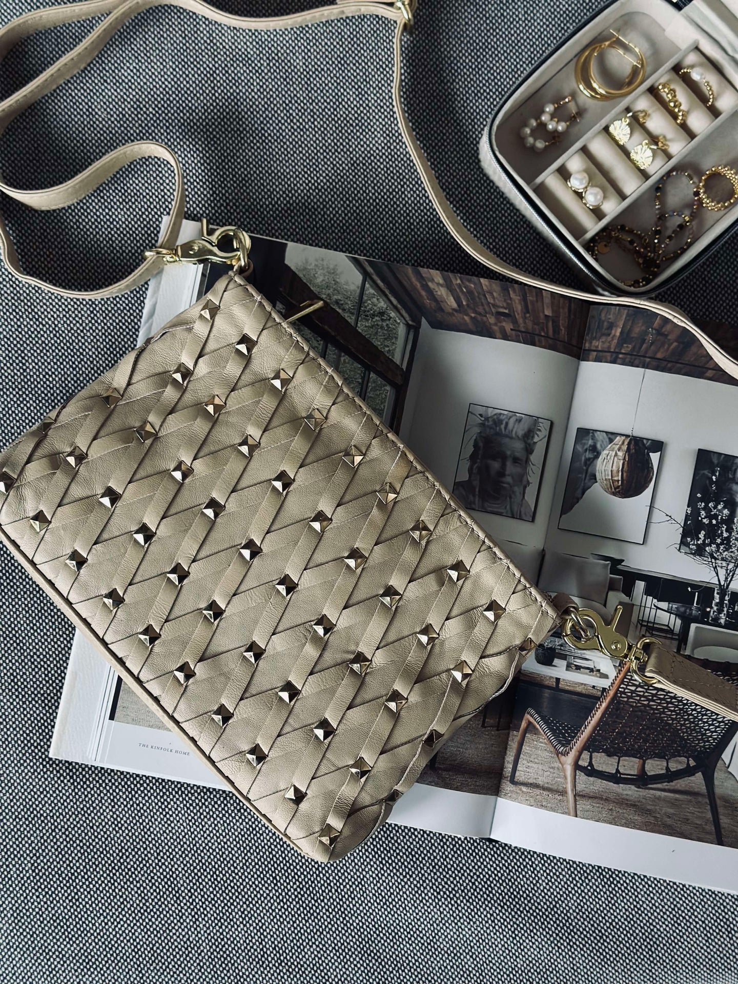 Clutch Vanila gold